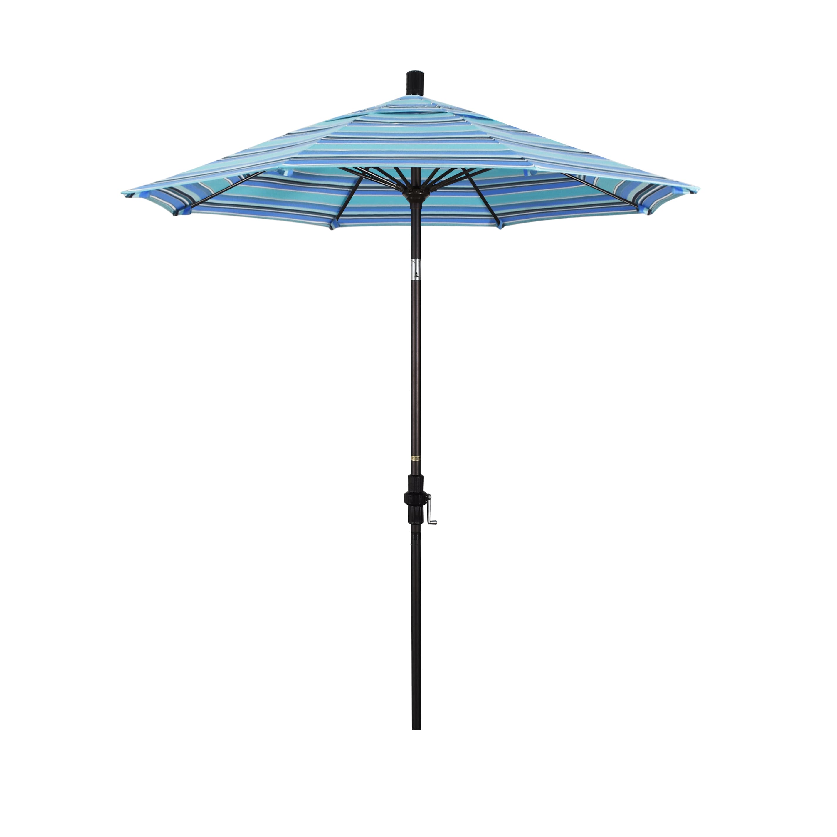 California Umbrella 194061959183 7.5-Feet Aluminum Orange Market Patio Umbrella