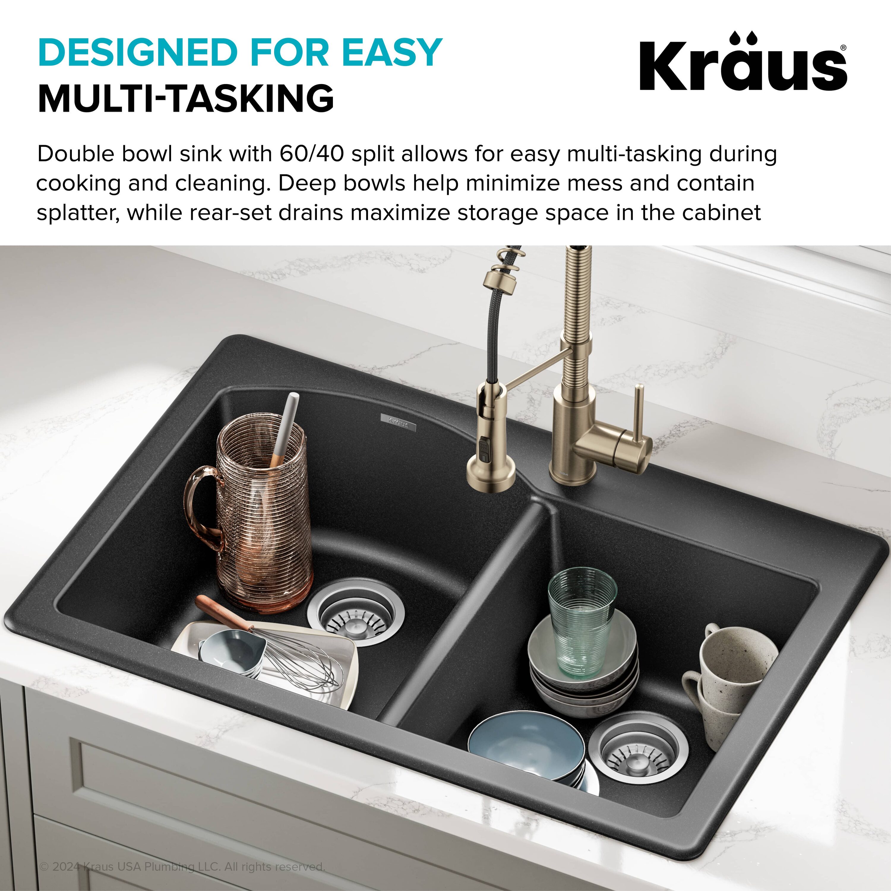 Kraus KGD-50BLACK Kitchen-Sinks - View #9