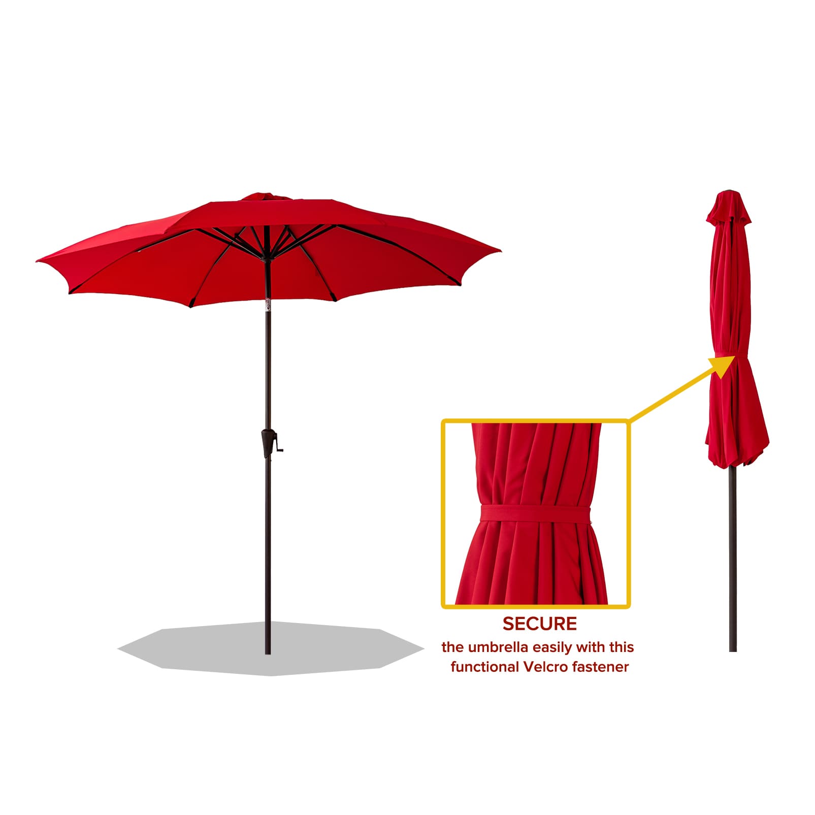 FLAME&SHADE FS11RED Umbrellas-2 - View #3
