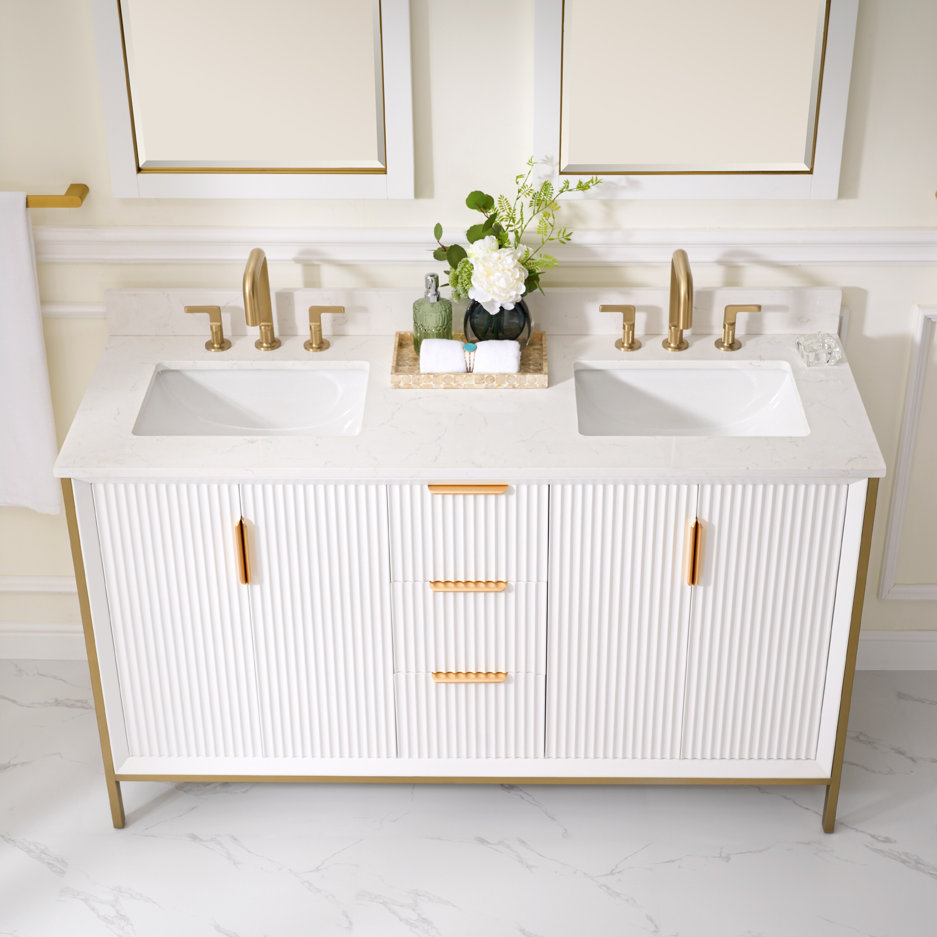 WELLFOR EX-BV60WH Bath-Vanity-Combo - View #13