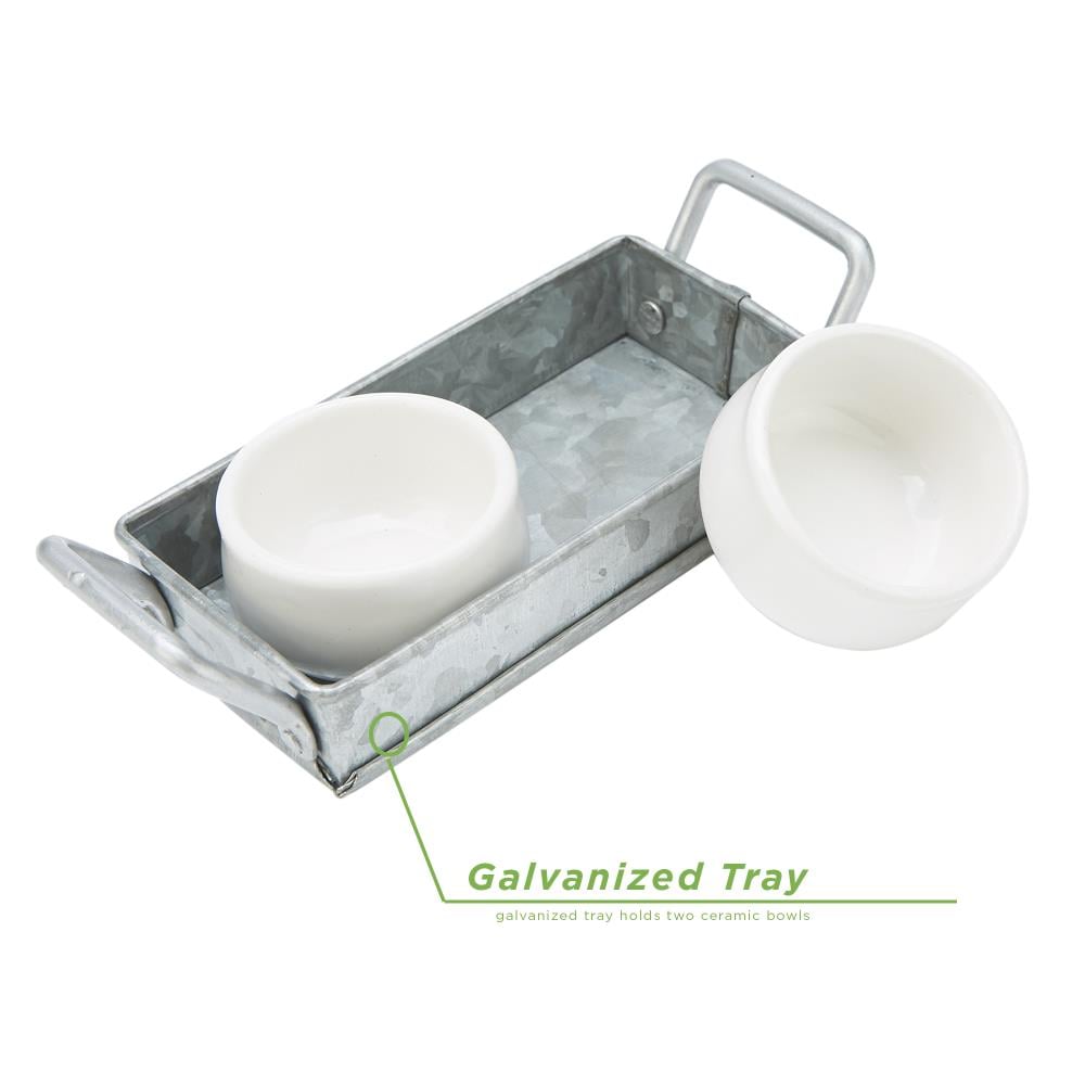 Mind Reader 2CGALT-SIL serveware - View #3