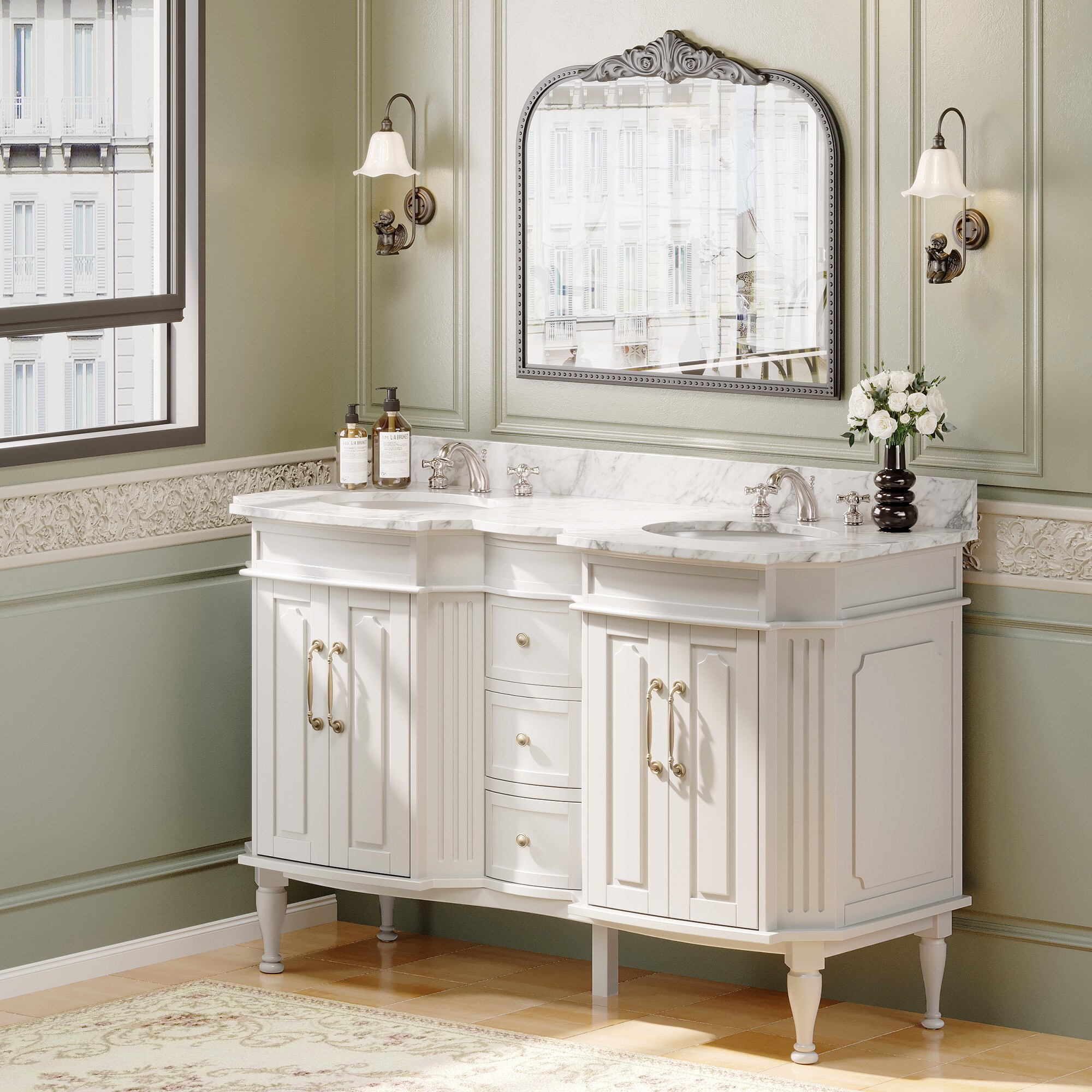VOUA SAF-DSRCJ-YE Bath-Vanity-Combo - View #3