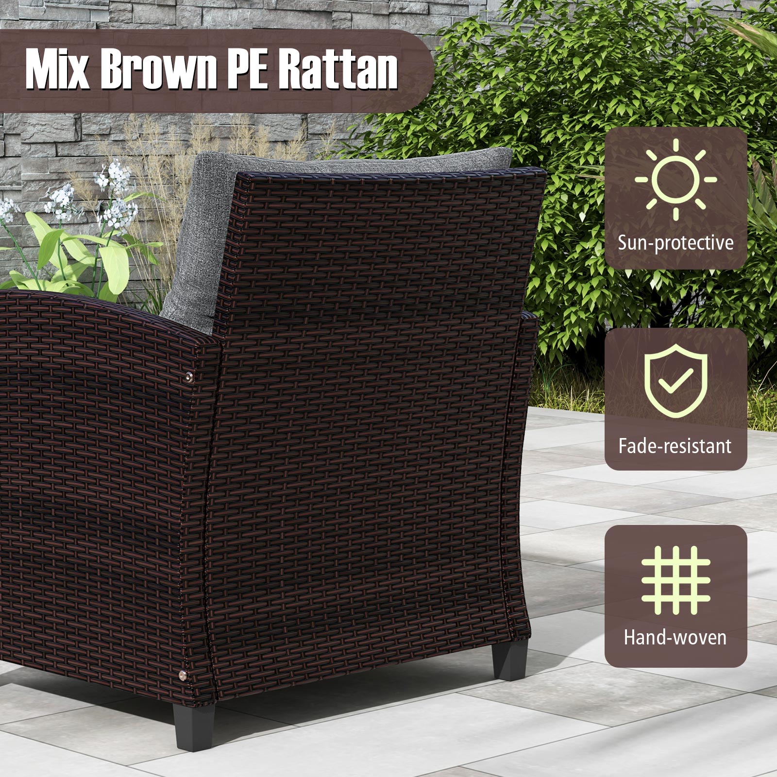 Poinic CWJ68667GR Patio-Conversation-Sets - View #5