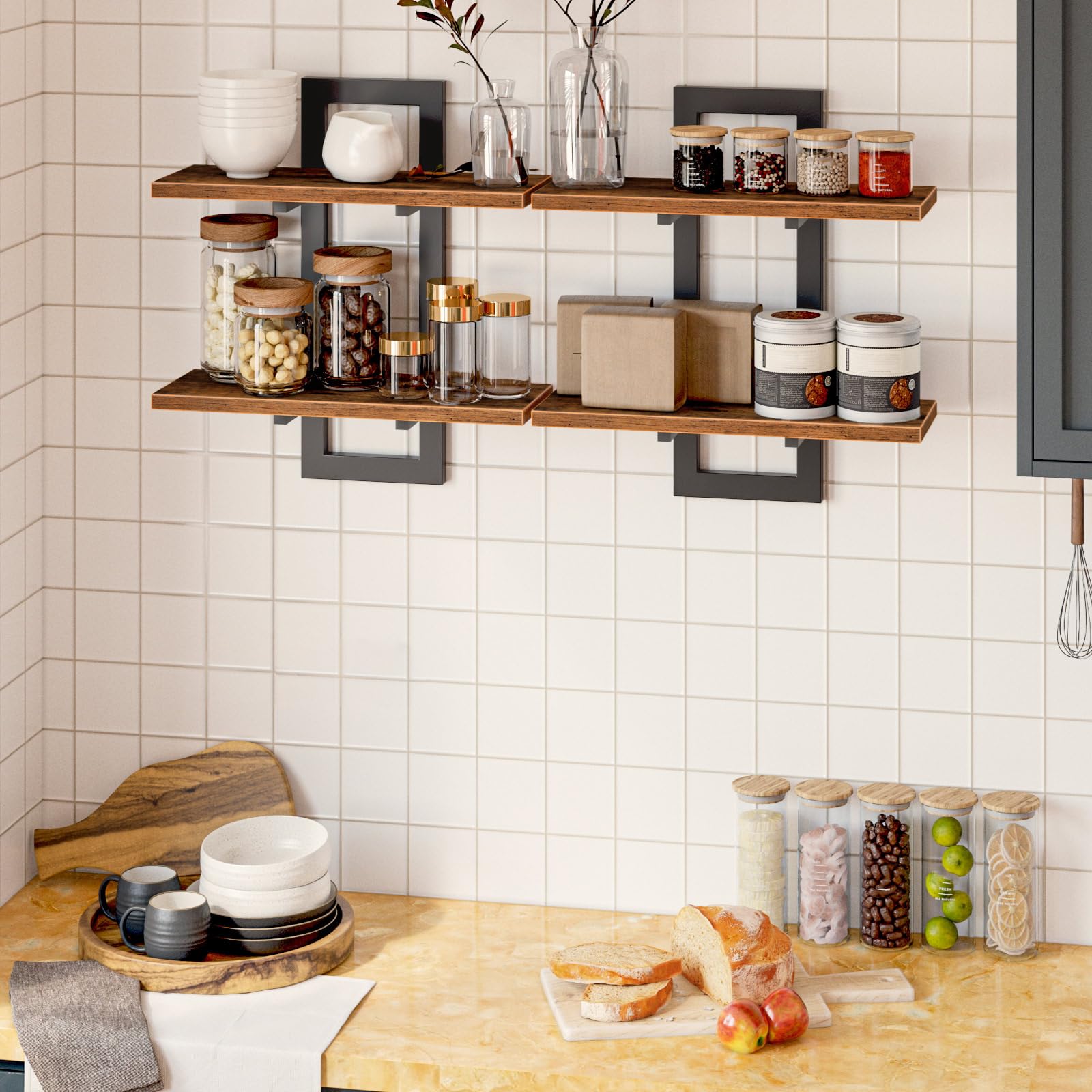 Misopily LMS1224B14 Bathroom-Shelves - View #3