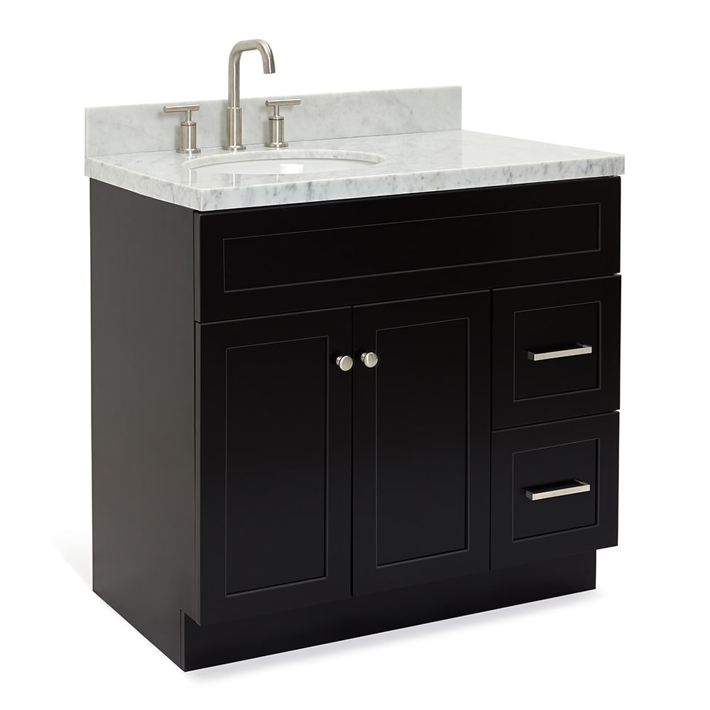 ARIEL F037SLCWOVOBLK Bath-Vanity-Combo - View #3