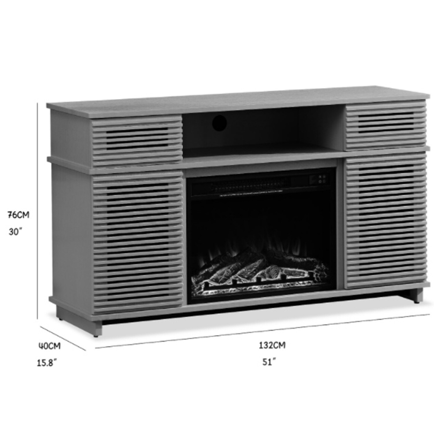 SINOFURN SYA170017DO Electric-Fireplaces - View #3