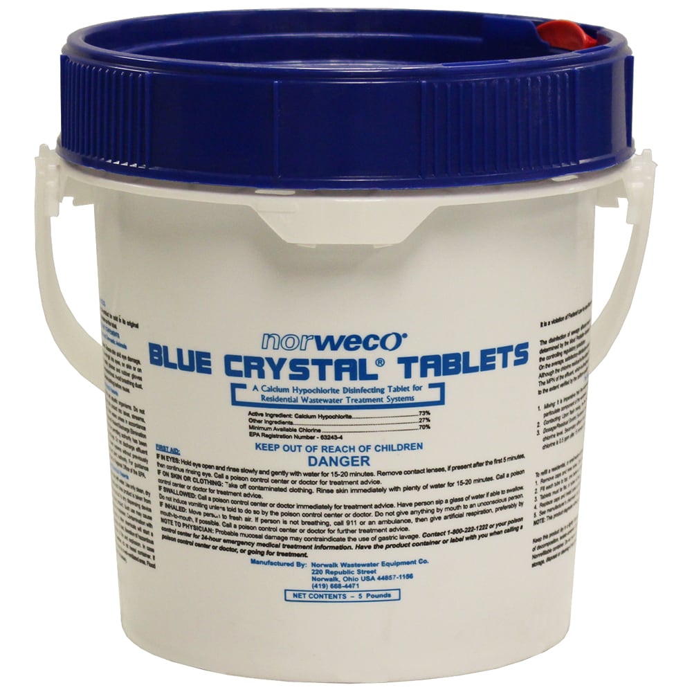 Blue Crystal 80-oz Drain Cleaner Drop-In Tablet FSB50007 at Lowes.com