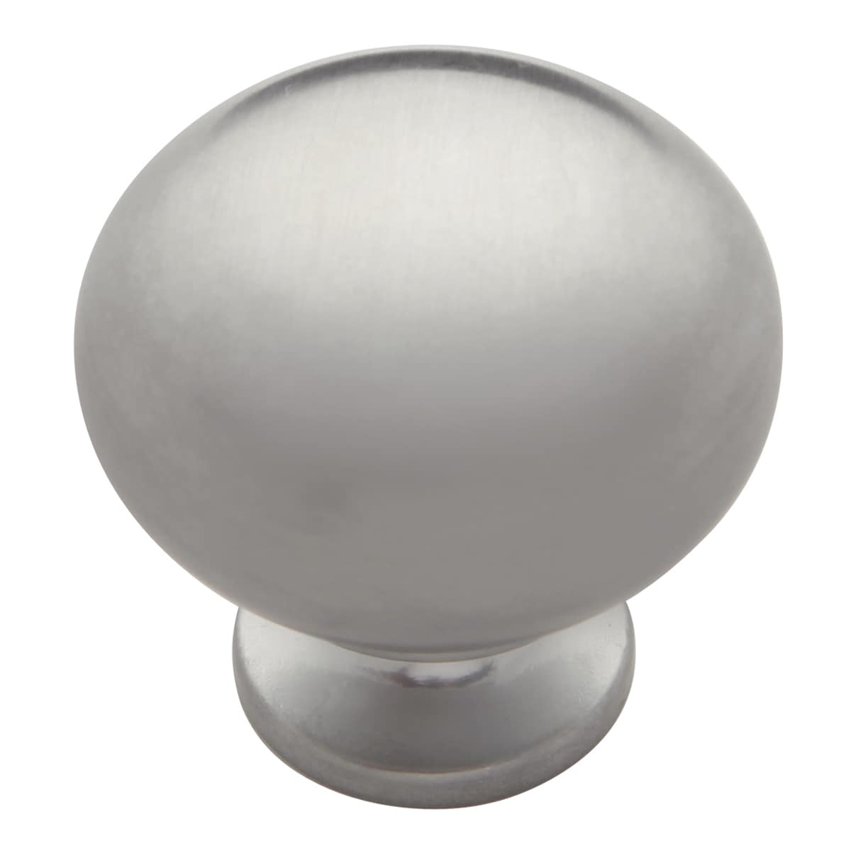 Hickory Hardware Value Knobs 1-1/4-in Satin Chrome Round