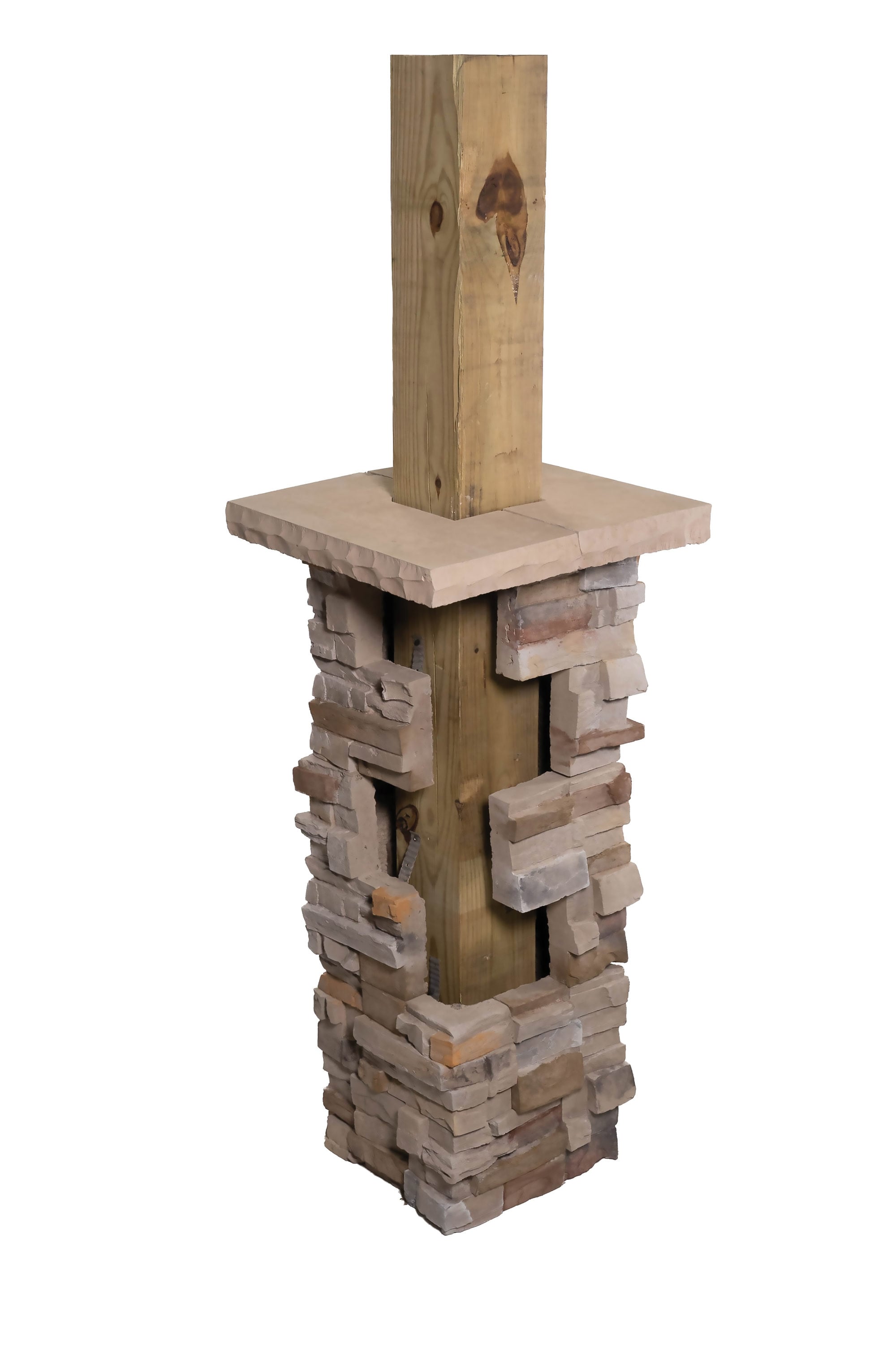 ClipStone ColumnWrap ProStack 1-lin ft Poinset Manufactured Stone Veneer in  the Stone Veneer department at Lowes.com
