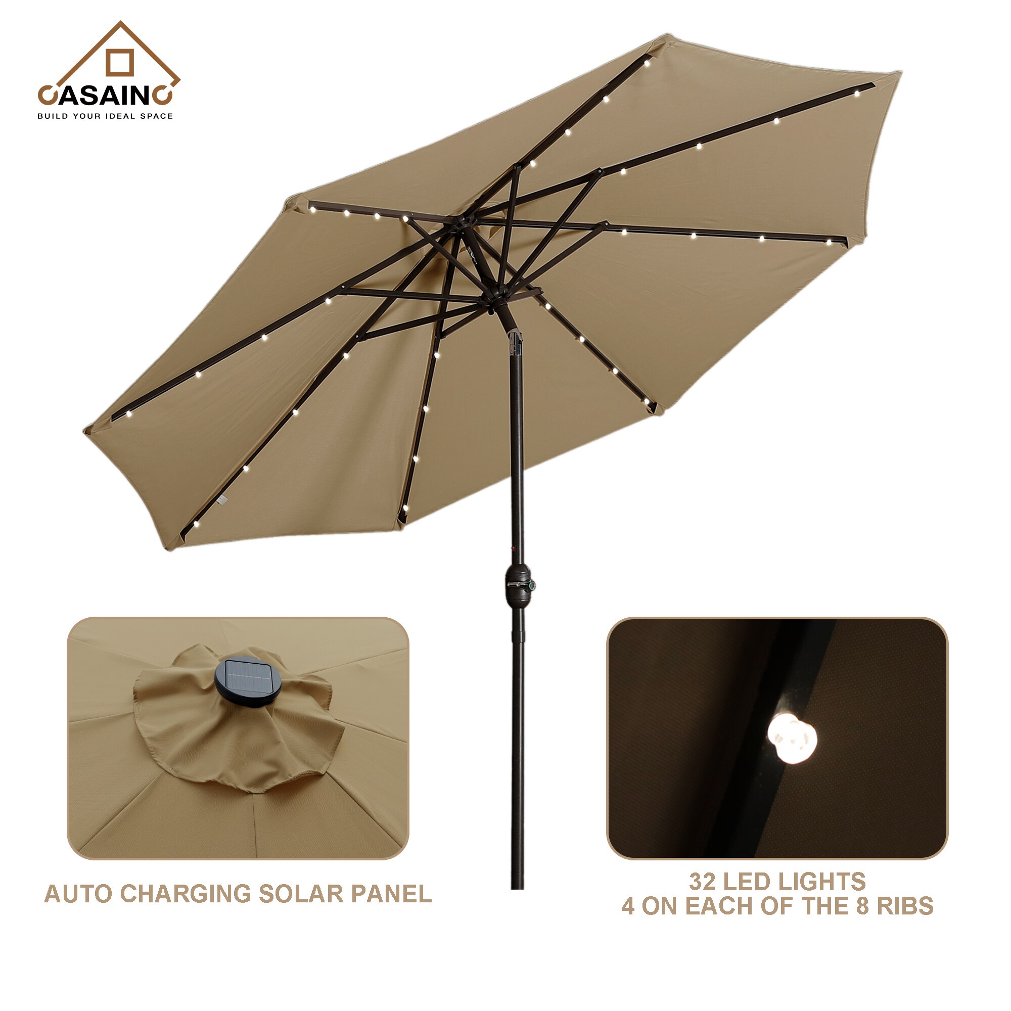 CASAINC WF-SM-LED270TP Umbrellas-2 - View #7