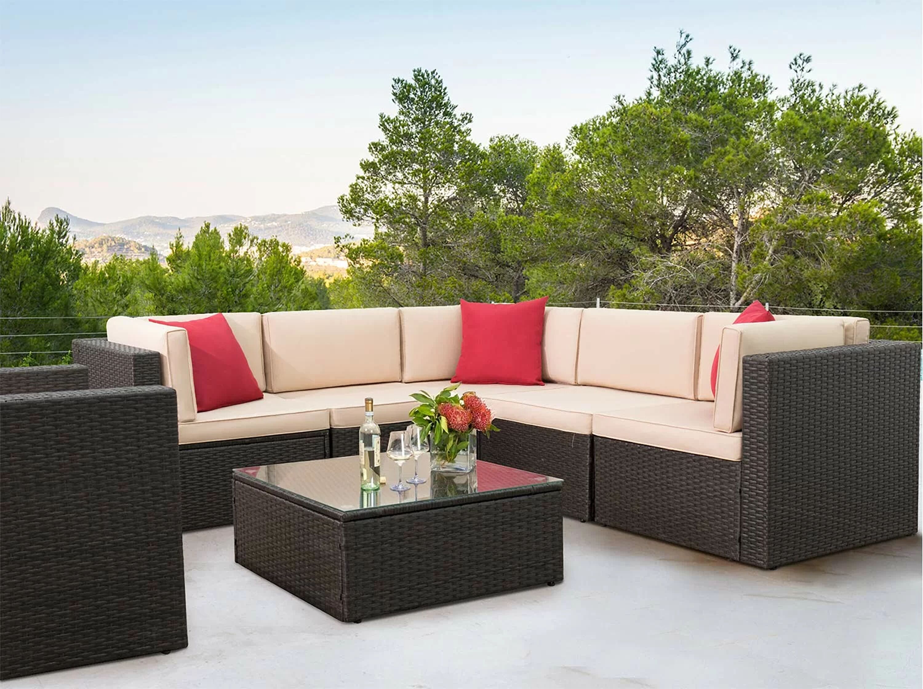 Vineego LS-71C1S1A1AS0BG Patio-Conversation-Sets - View #5