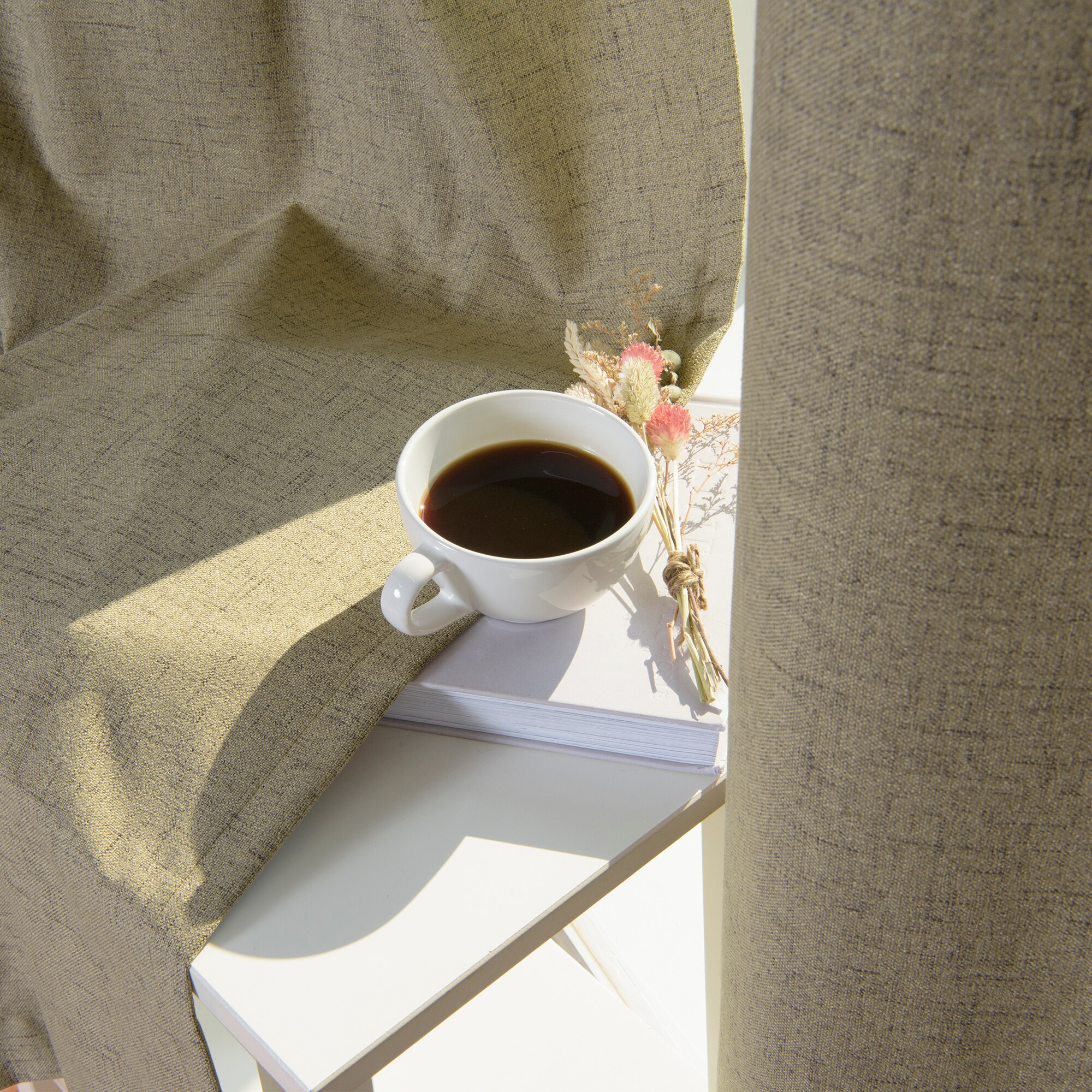 Best Home Fashion JC-01-GS-96-BROWN curtains - View #2