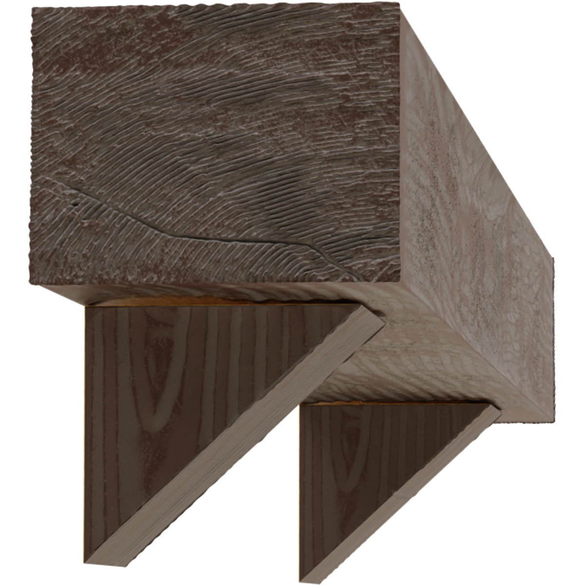 Ekena Millwork MANUSD08X10X60BKAE Mantel-Shelves - View #4