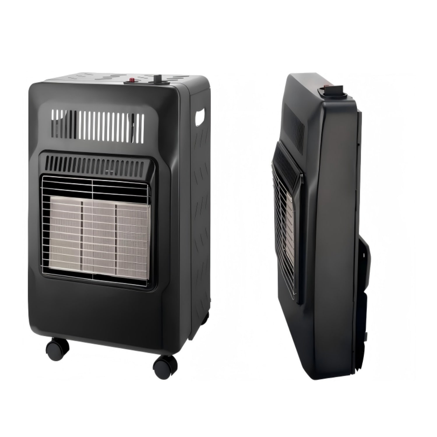 Garvee 6000-18000 BTU Propane Patio Heater Portable Indoor/Outdoor Heater with 3 Heat Settings Anti-Tip Protection for Garage/Camping/Shop Black #HQ-C-K3-ALPH-NP7S