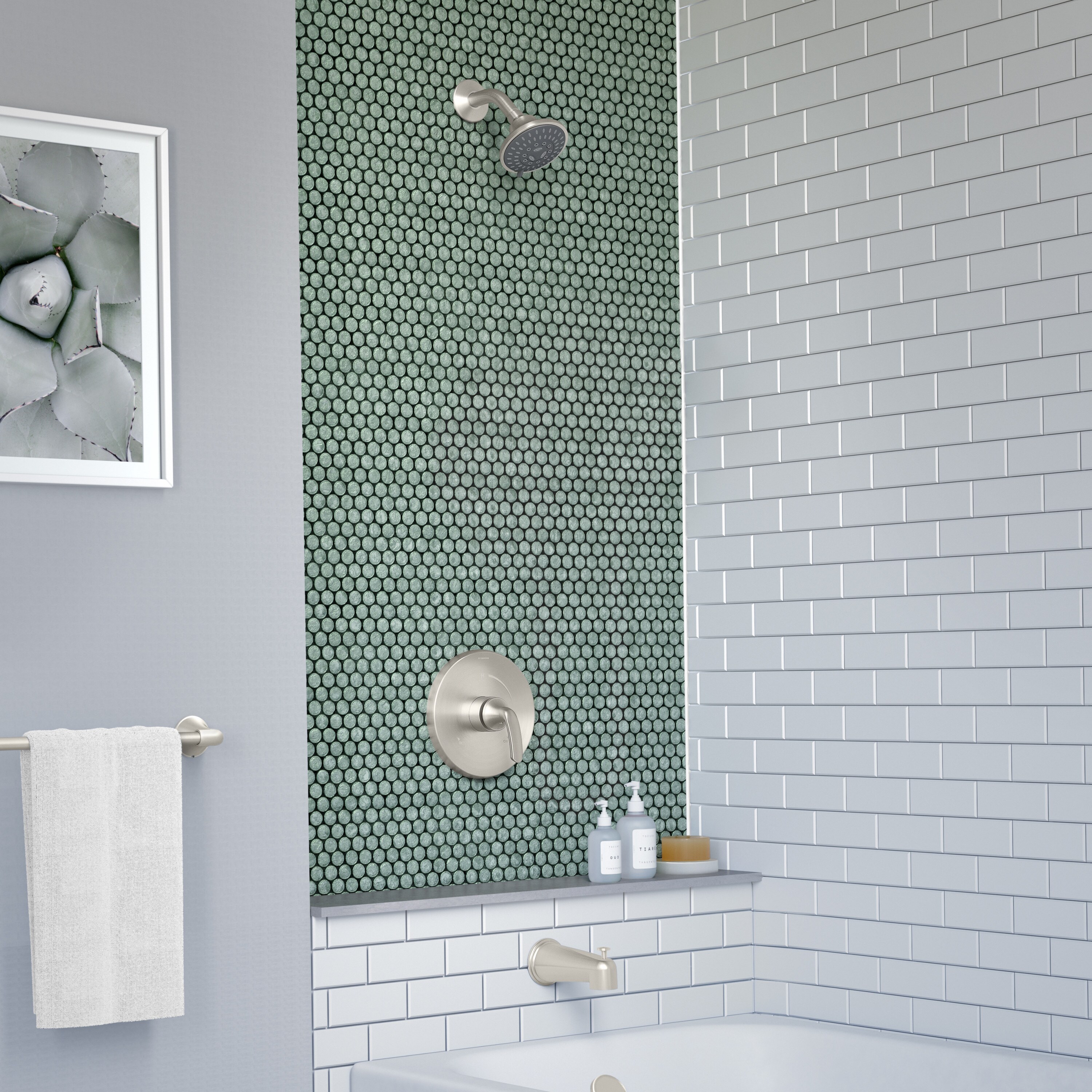 Symmons 5502-STN-1.5-TRM Tub-Shower-Faucets - View #2