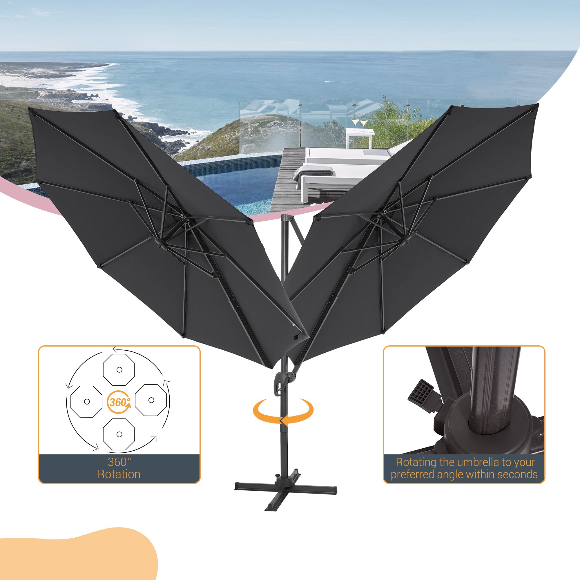 Sonkuki SD-MN12Y-LED Umbrellas-2 - View #5