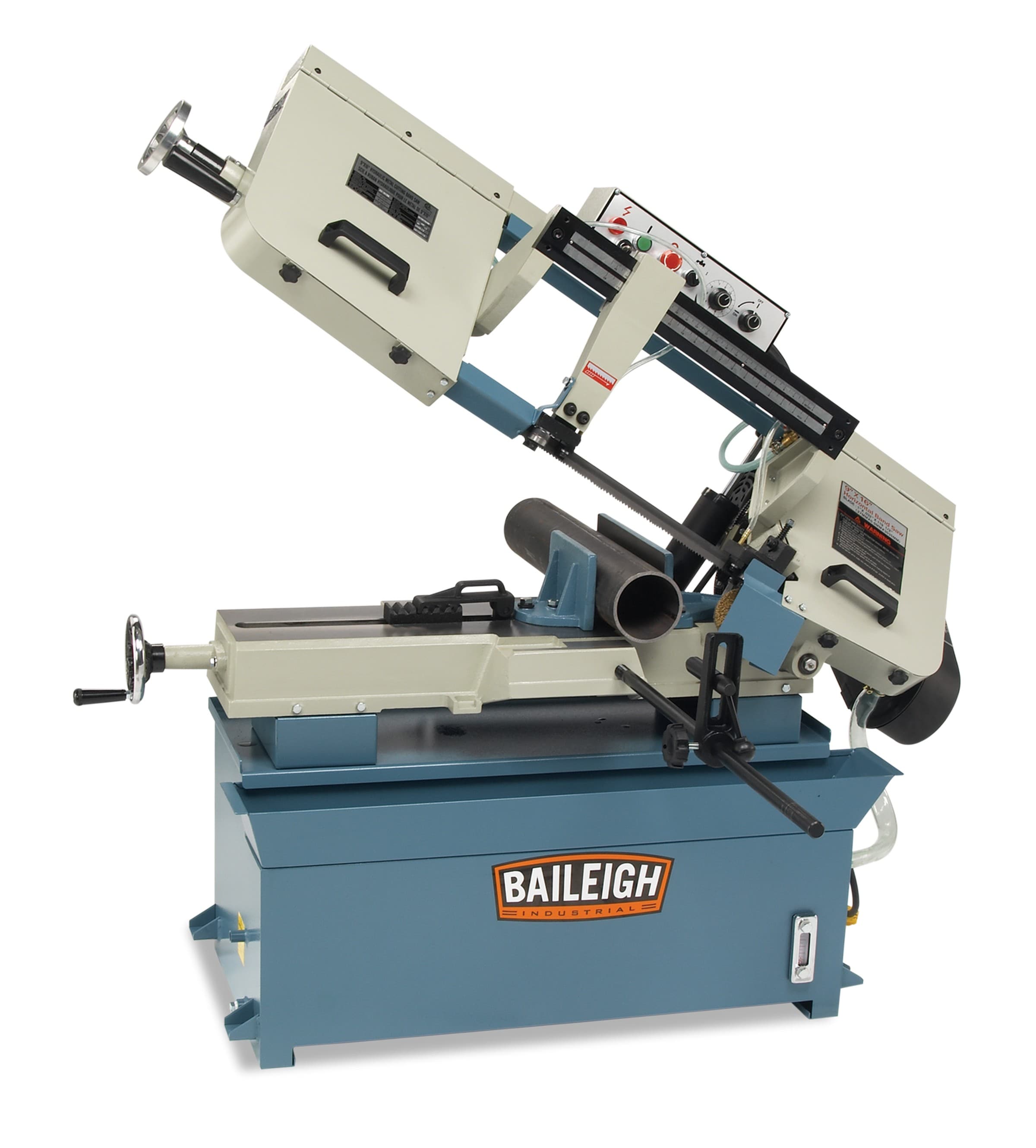 Baileigh Industrial 1001740 BS-916M;  9 inch x 16 inch Horizontal Bandsaw 1-1/2HP, 240V 1Ph