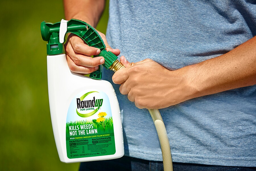 Roundup For Lawns 32-fl oz Hose End Sprayer Lawn Weed Killer in the ...