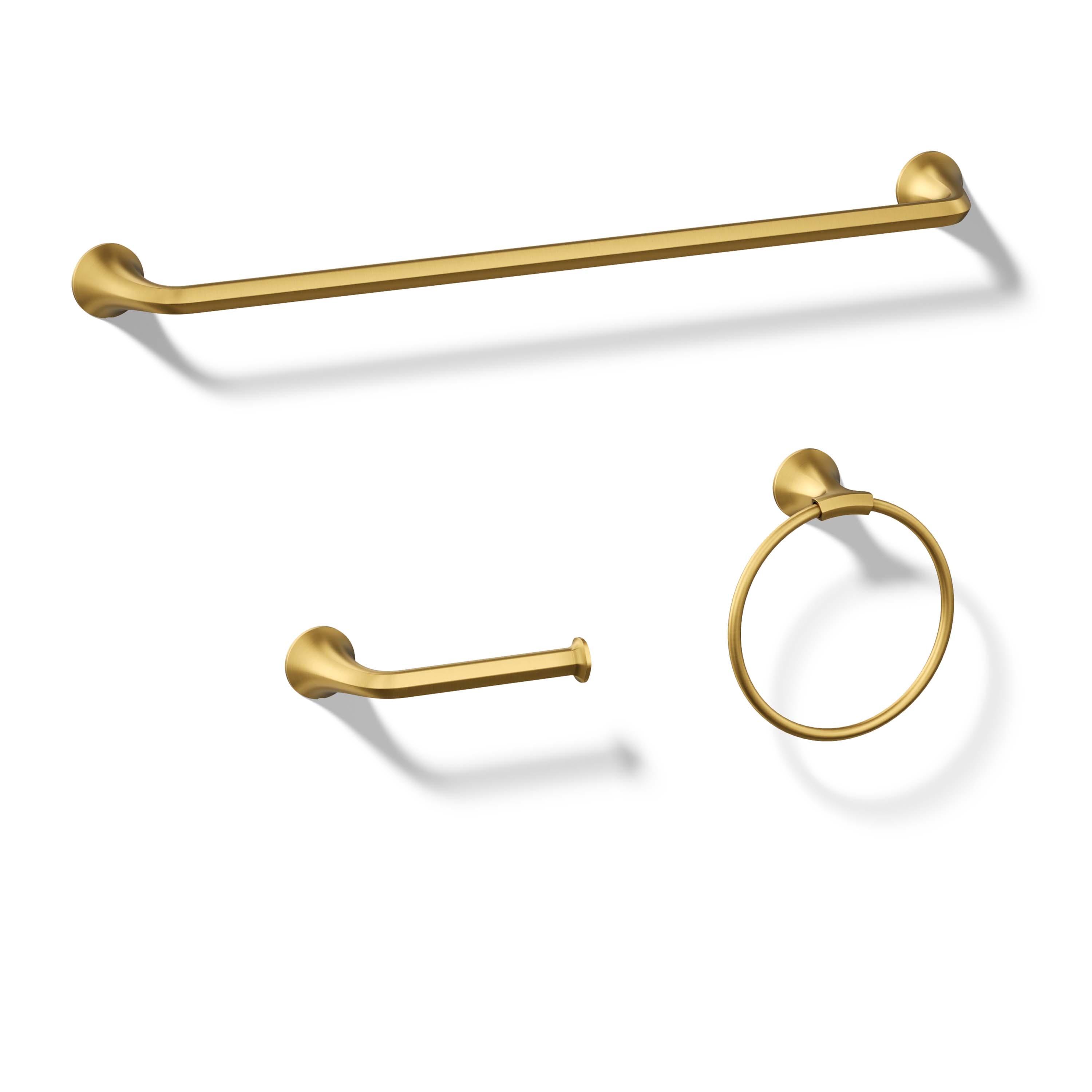 Vibrant Brushed Moderne Brass