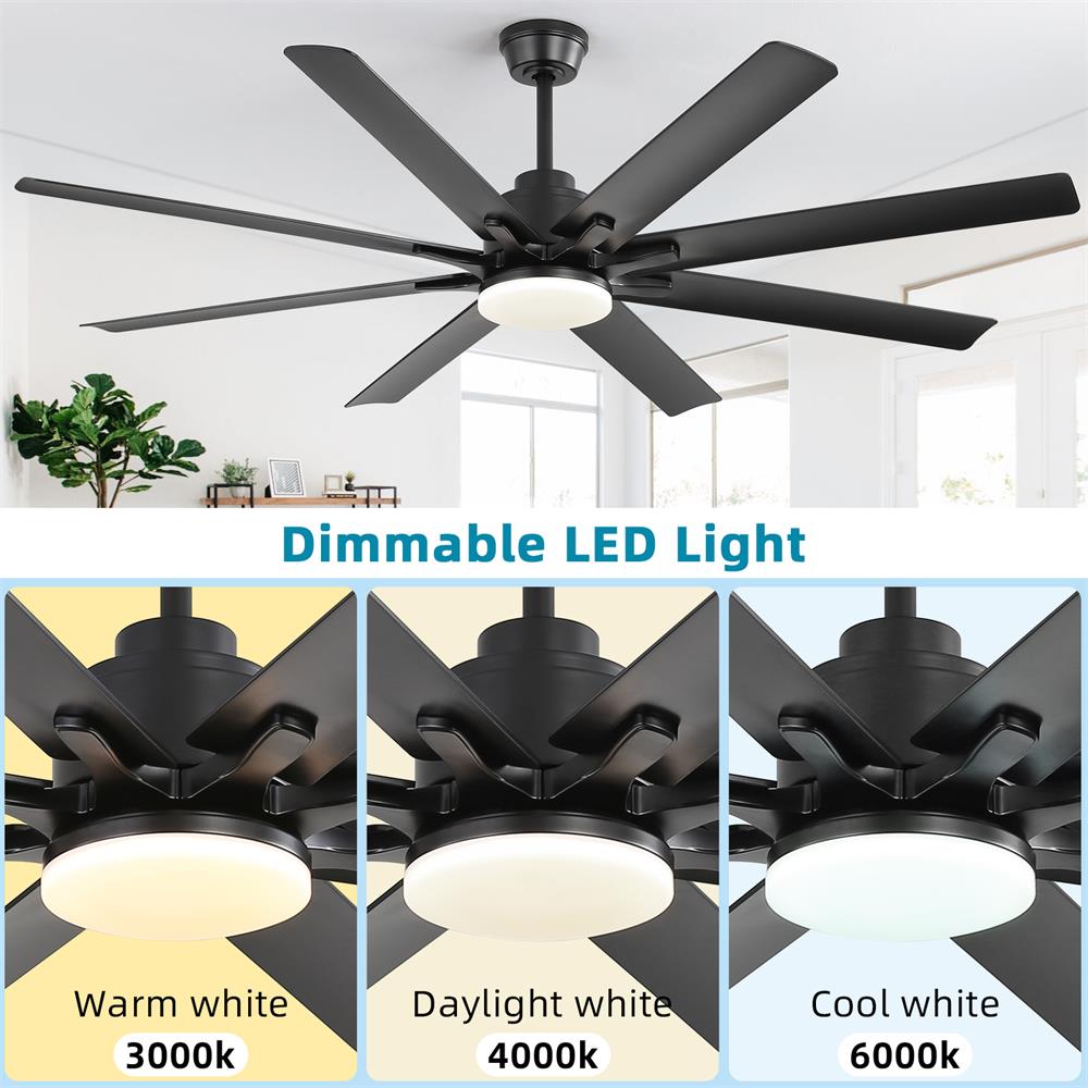 Sofucor LW-66K002SMTY-BK Ceiling-Fans - View #12