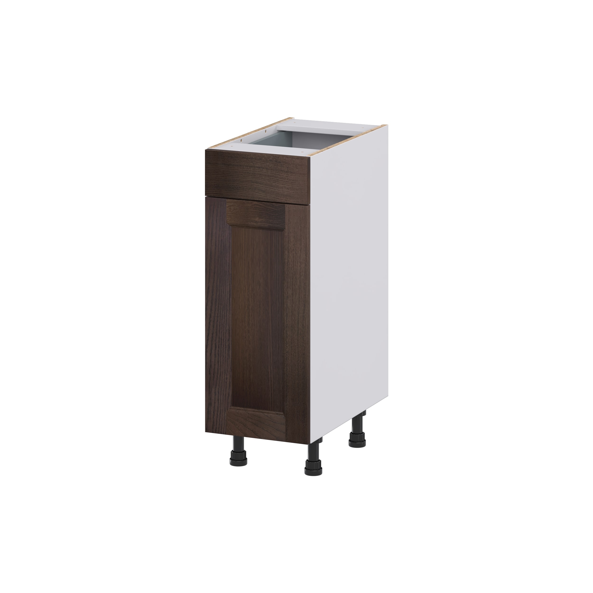 Hugo&Borg 15-in W x 34.5-in H x 21-in D Wood 1-Drawer Base Fully Assembled Cabinet (Recessed Panel Shaker Style)