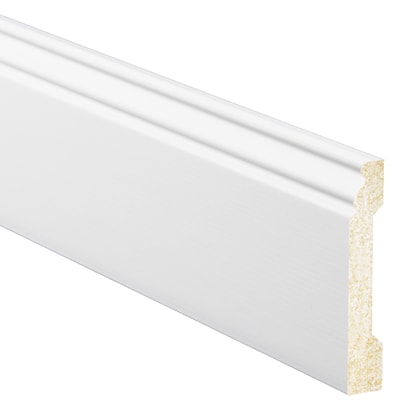 Inteplast Group Building Products 9/16-in 8-ft Finished Polystyrene Baseboard Moulding