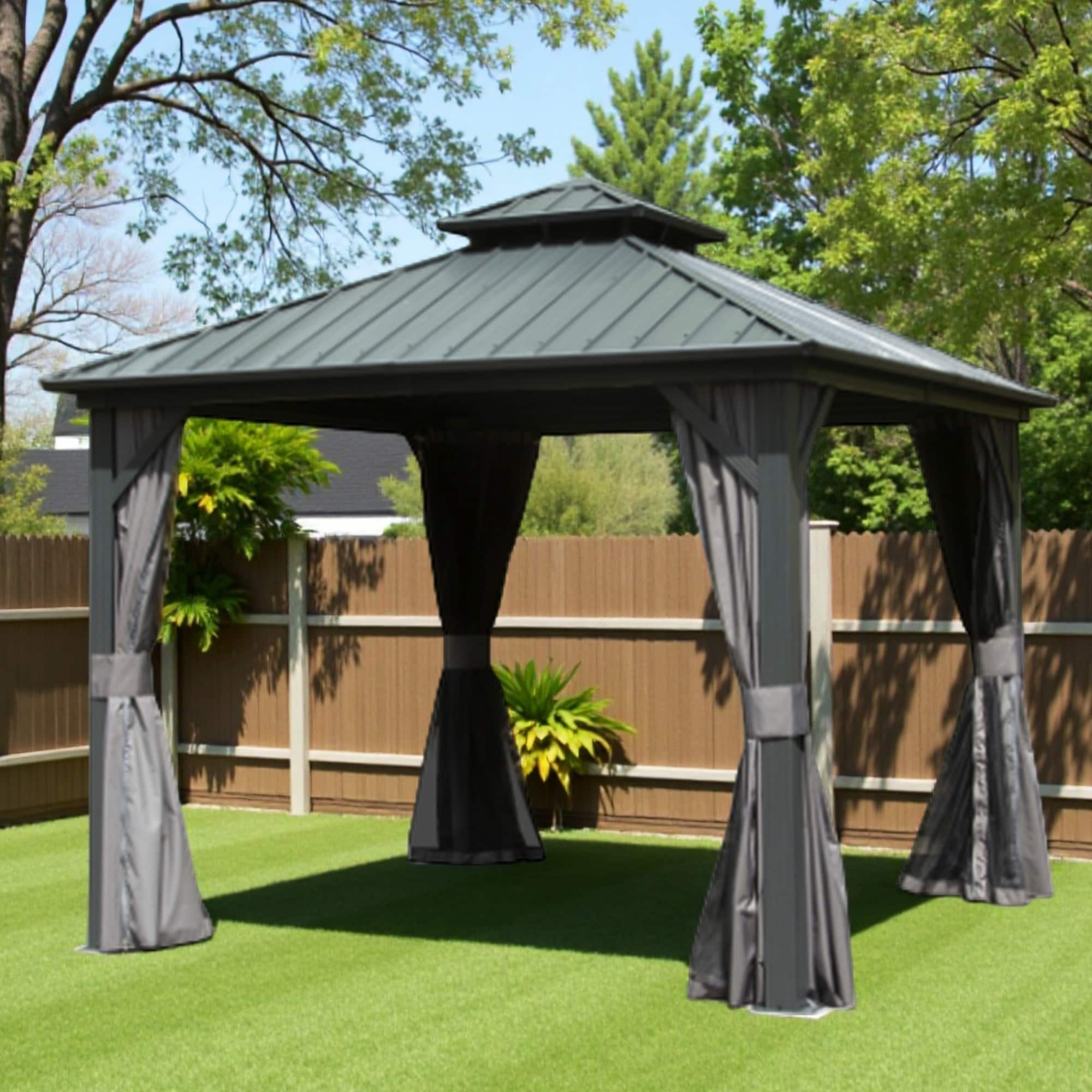 ToolCat BZ2-33-PW Wood-Resin-Gazebos - View #11