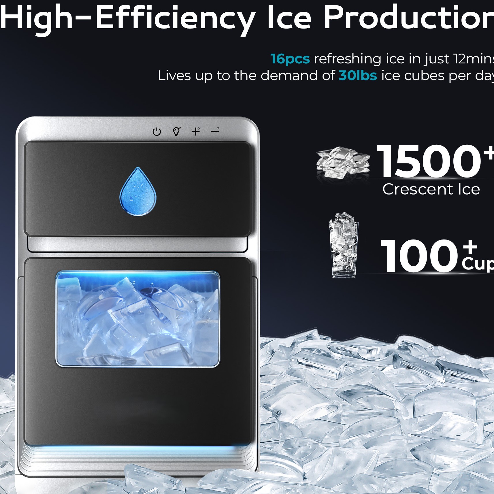SIMZLIFE IM022-LBS-S-LS-SC Ice-Makers - View #8
