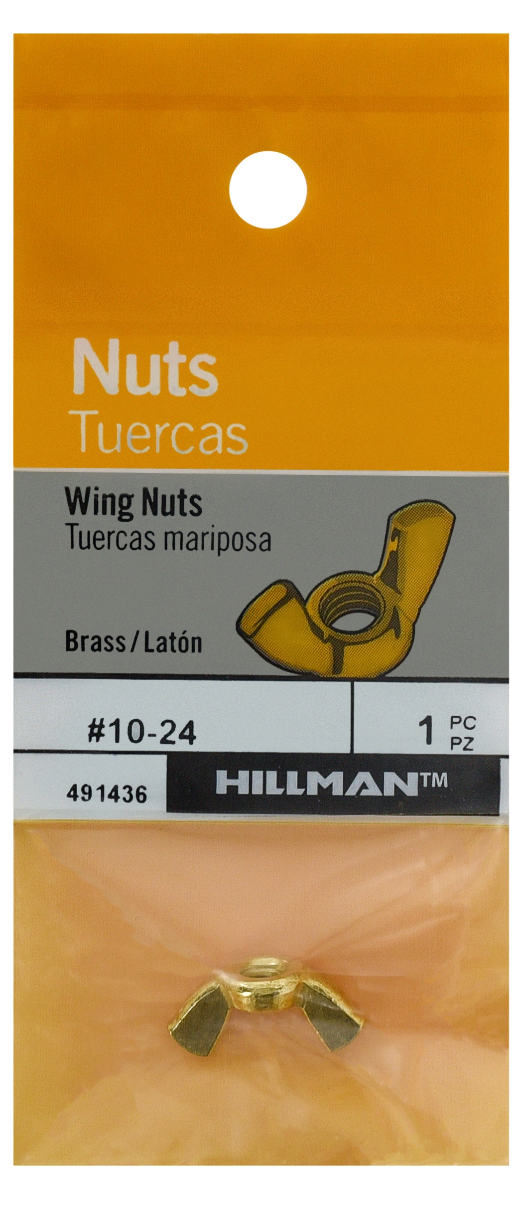 Hillman 10 X 24 Brass Regular Nut In The Wing Nuts Department At