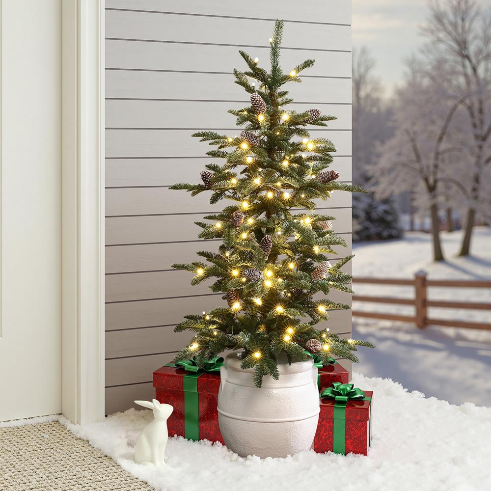 LuxenHome WHAP2508 Artificial-Christmas-Trees - View #5