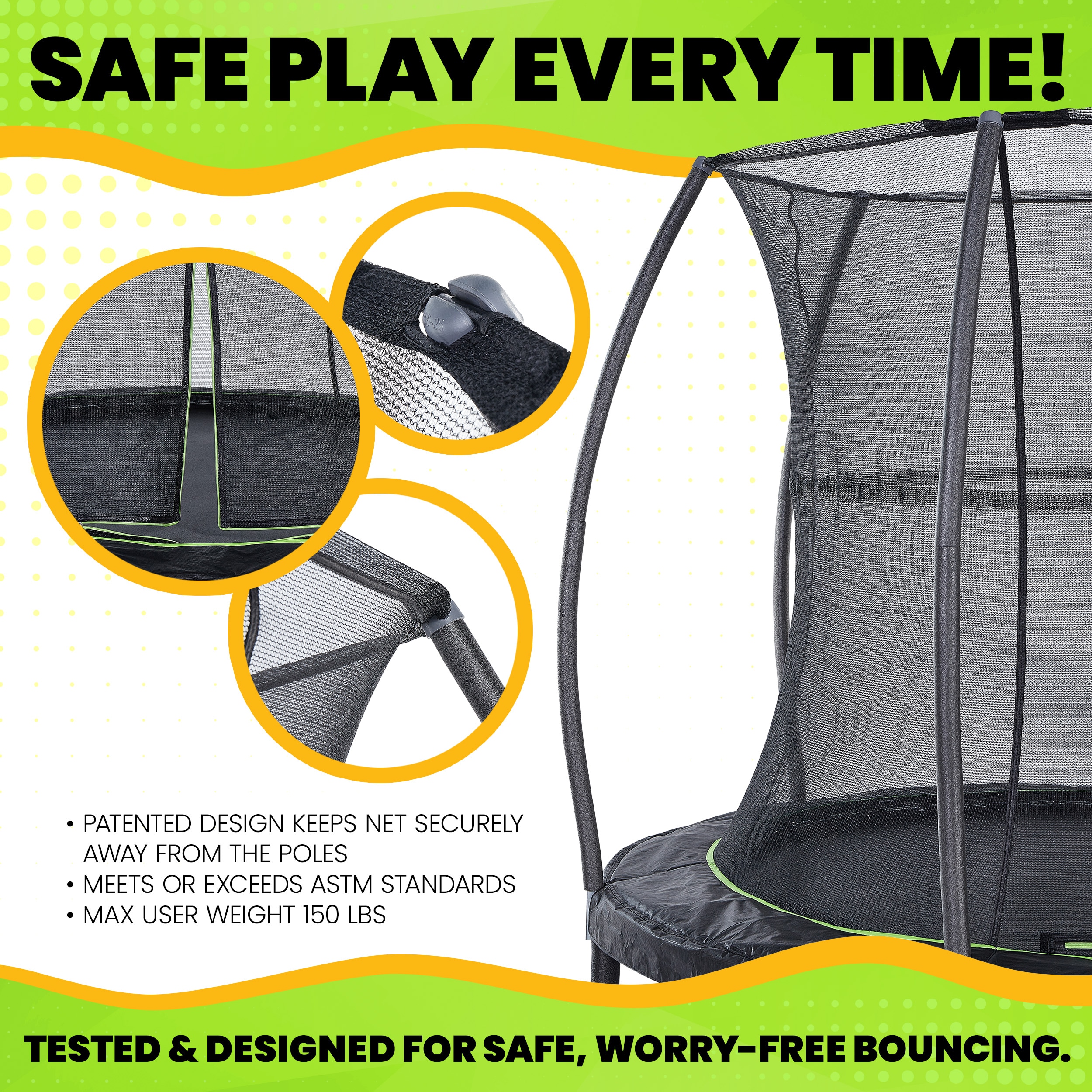 Jumpking JK7R trampolines - View #2