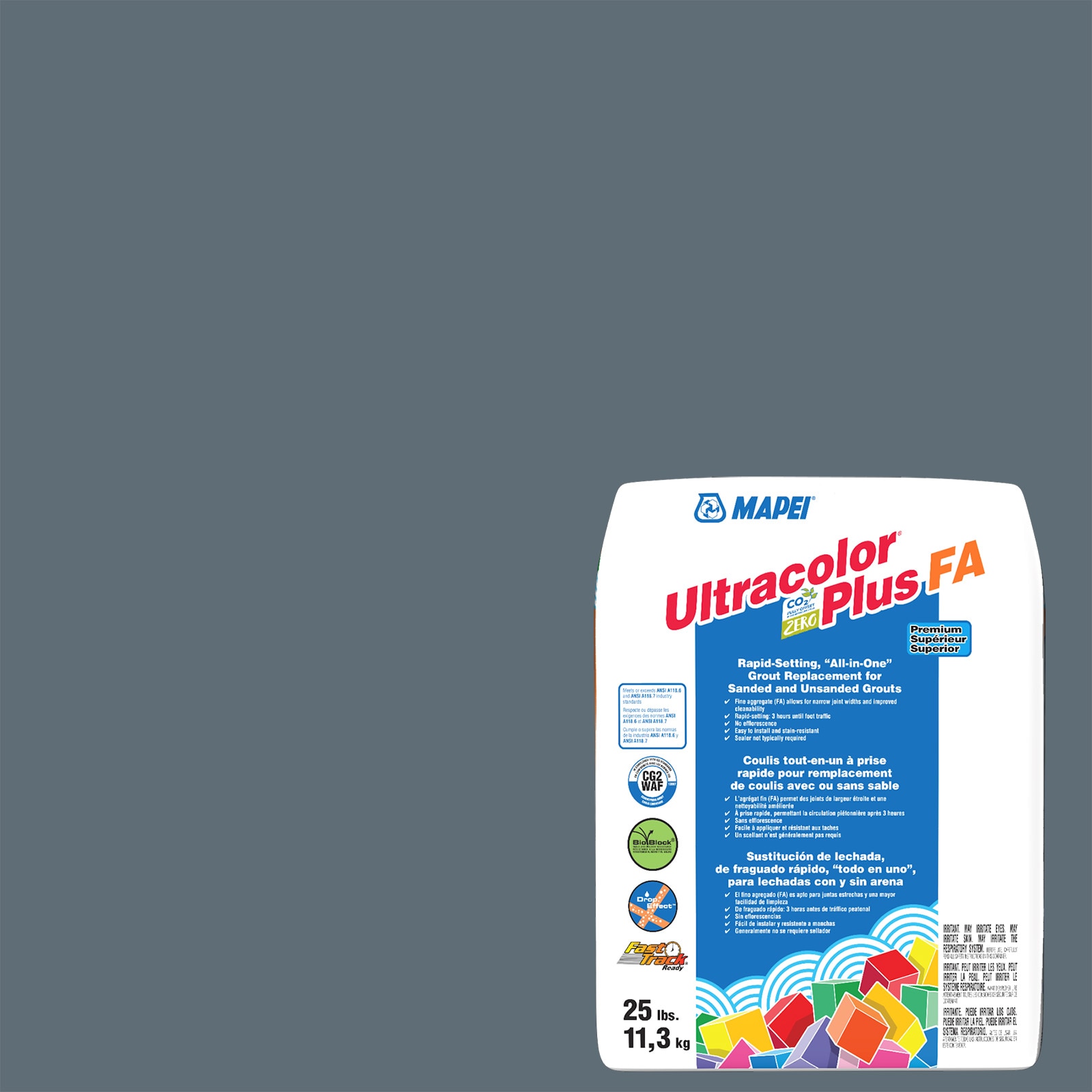 MAPEI Ultracolor Plus FA Deep Ocean #5231 All-in-one Grout (25-lb) #6BU523111