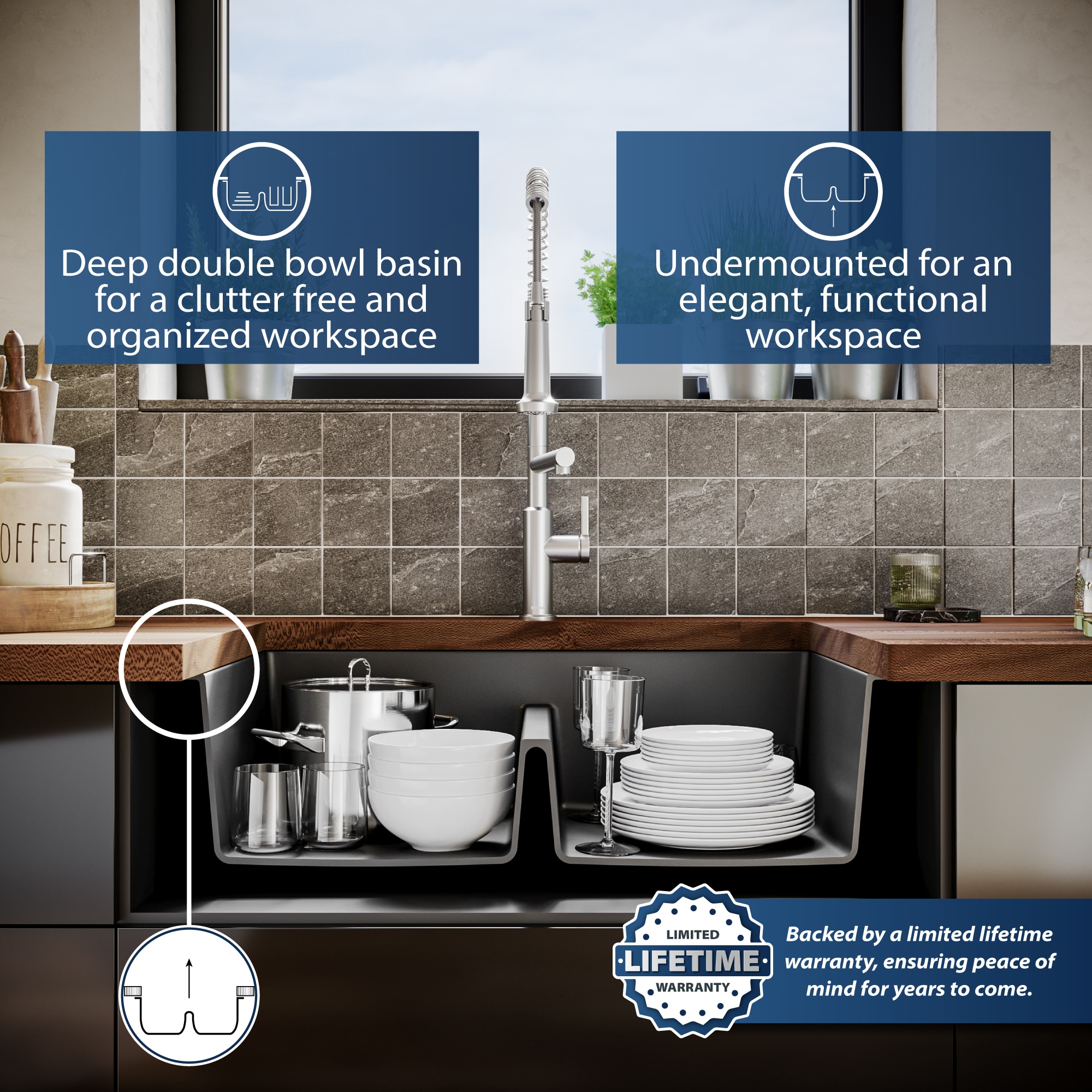 Karran QU-810-BL Kitchen-Sinks - View #4