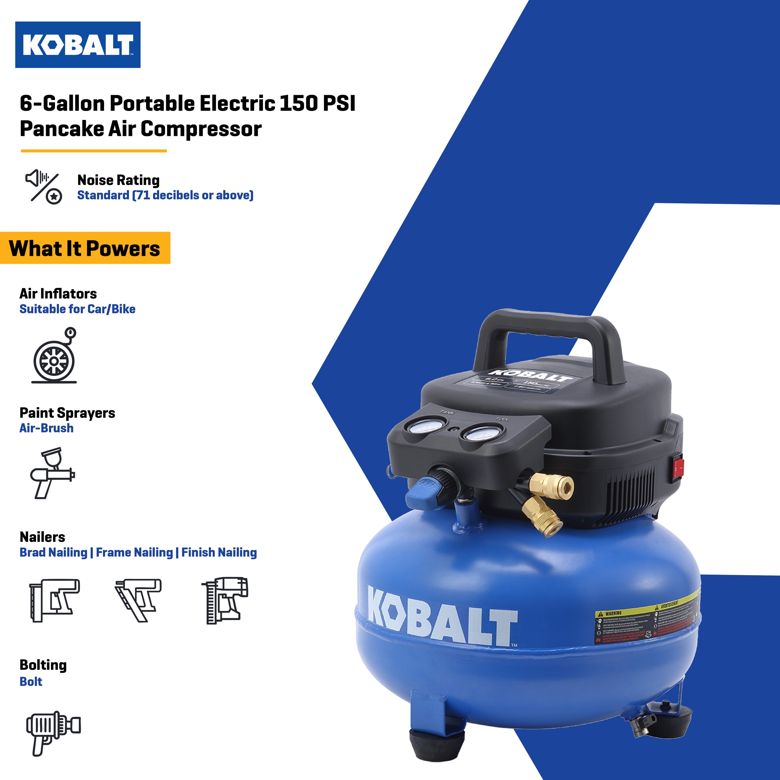 Kobalt 0210644B Air-Compressors - View #2