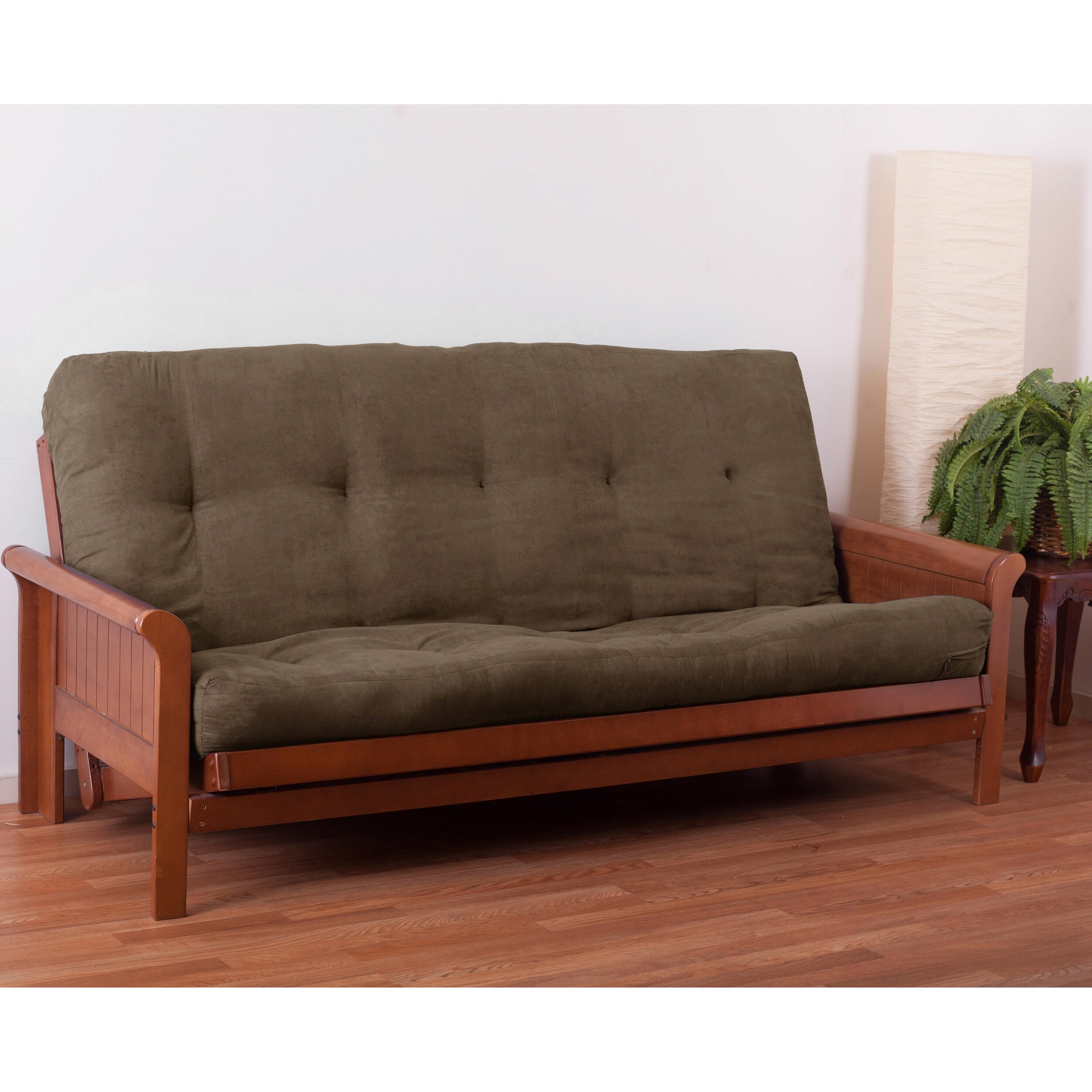 Blazing Needles 9665-MS-JV Tranquil Rest Java Queen Pocketed Coil Futon Mattress