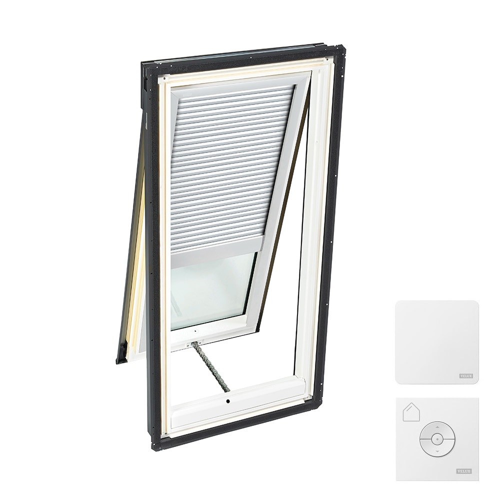 VELUX VS C04 2004CS00X 21-in x 37-7/8-in Venting Deck mount Aluminum Skylight with Laminated Low-E argon Glass Room Darkening Shade