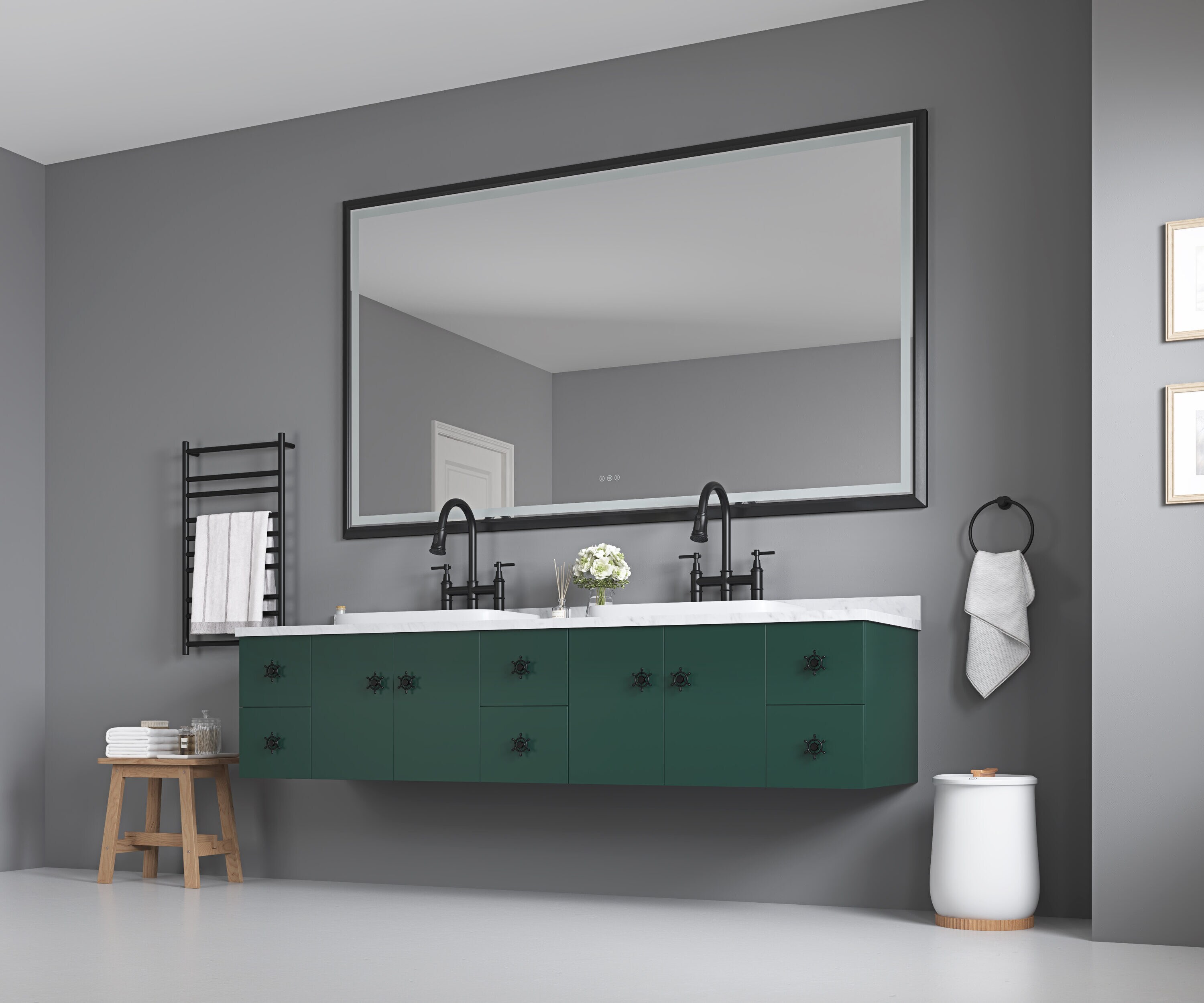 Vacolite KP-9648BL09 Framed-Bath-Mirrors - View #10