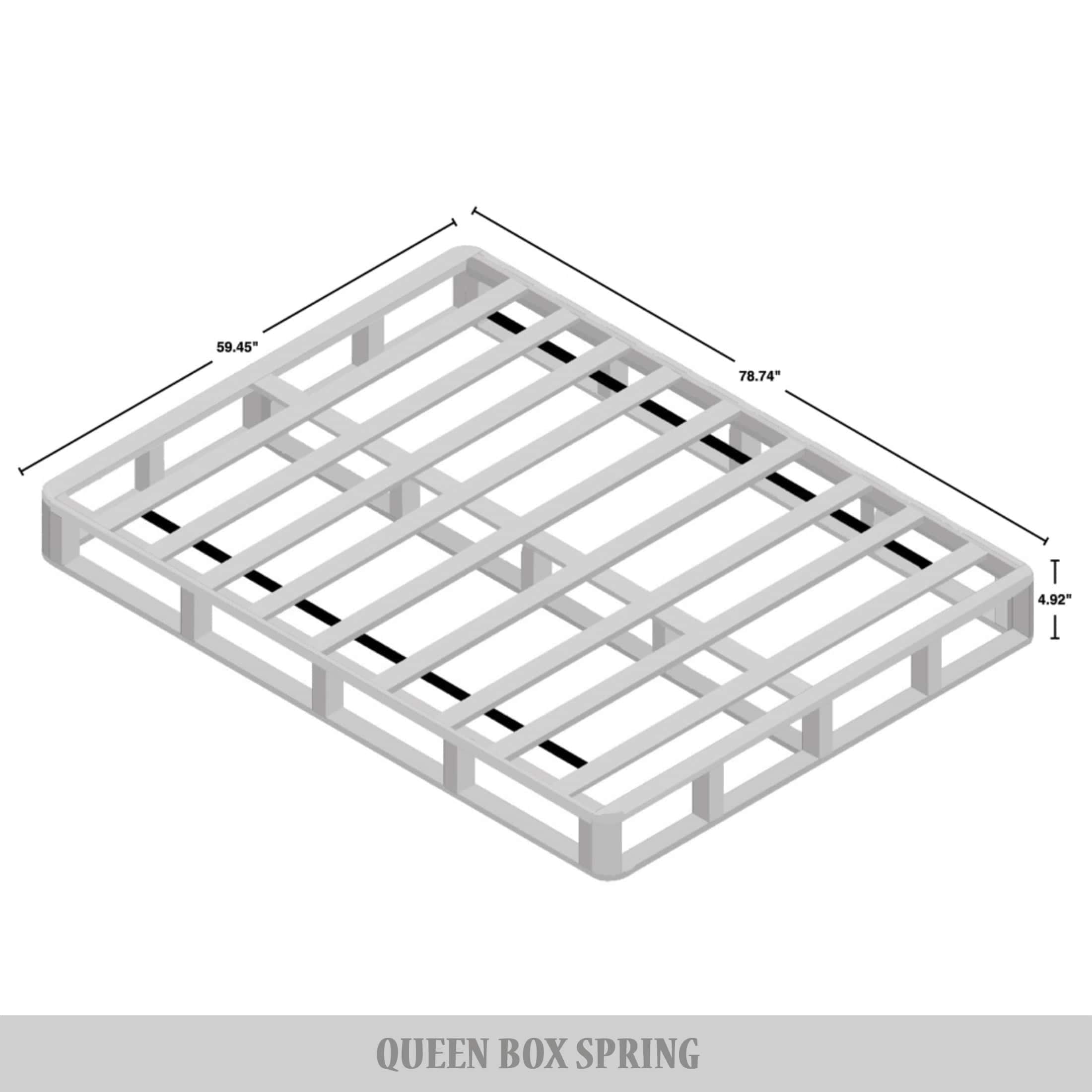 ChaletPosh C003QBS-BK-LN Box-Springs - View #8