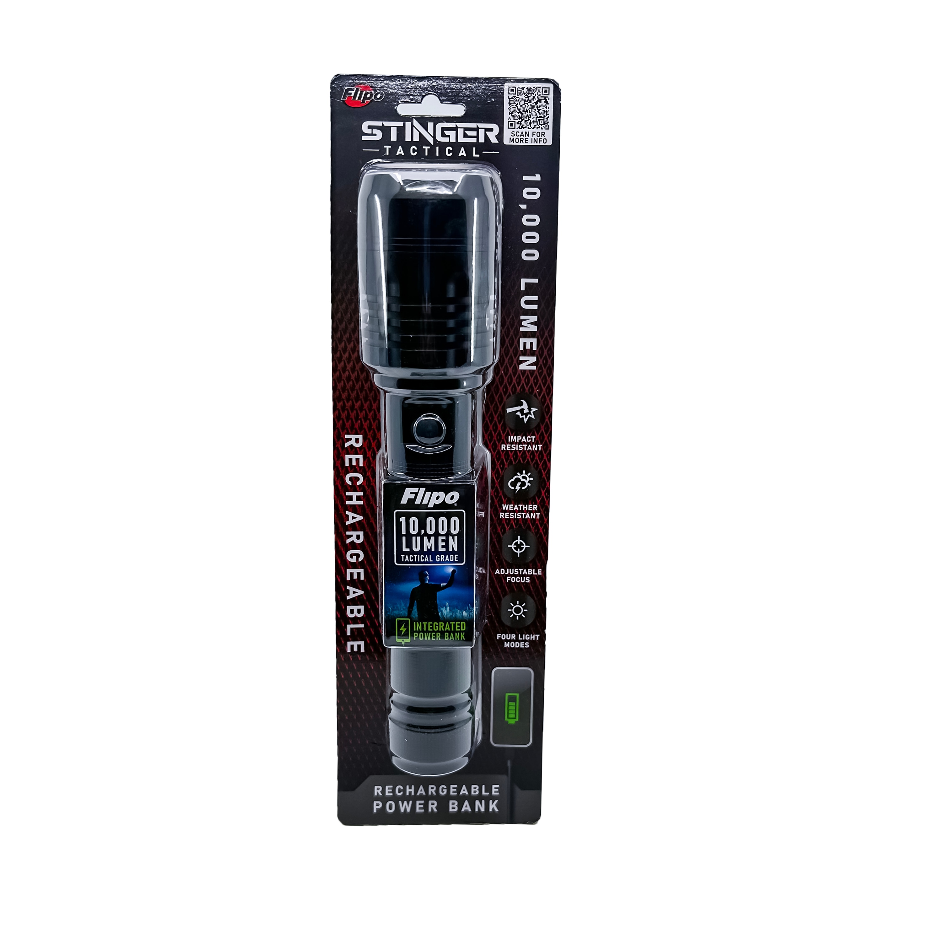 Rechargeable LED Flashlight High Lumen Battery Powered - Powerful 220,000