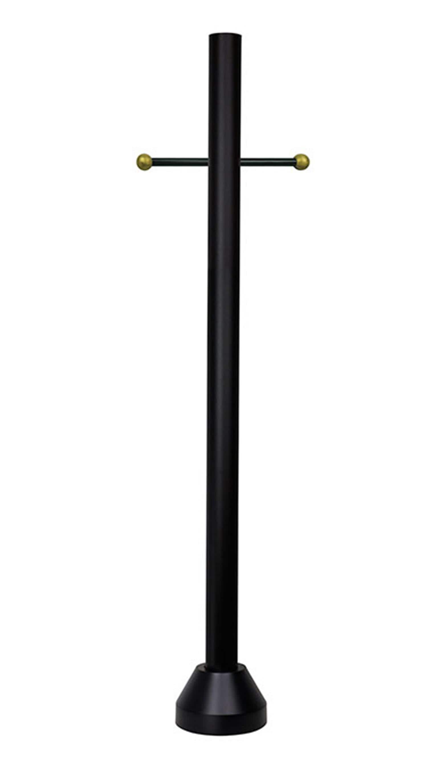 Wellite Outdoor Lamp Post Accessories Cross Arm for Pier & Post，14Lx9D 