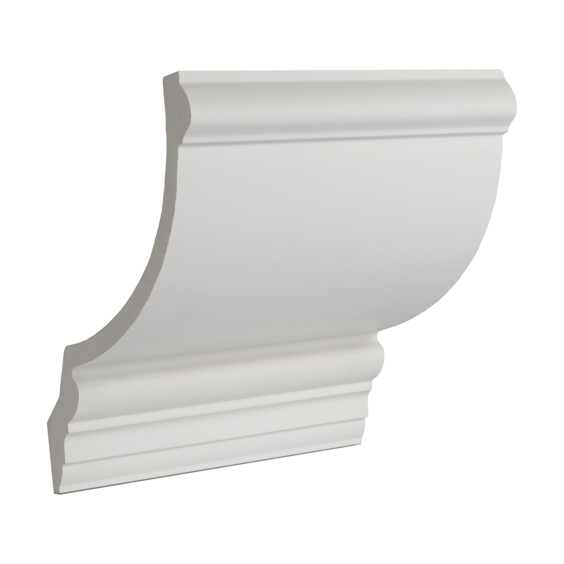 Architectural Products by Outwater 3P5.37.01323 Small Sample 6-1/2-in x 6-in Primed Polyurethane Crown Moulding