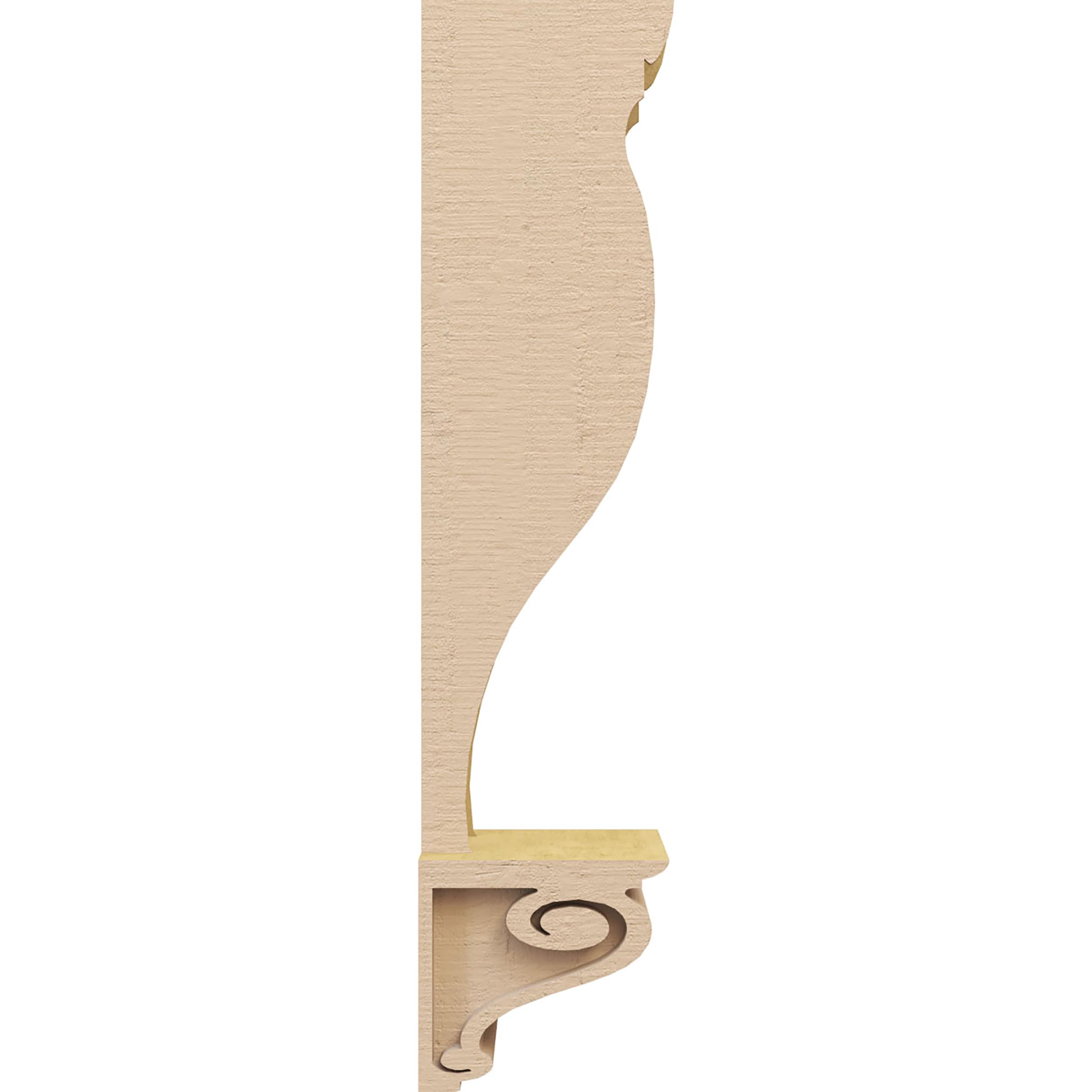 Ekena Millwork CORU04X04X04SCRRCPR corbels - View #3