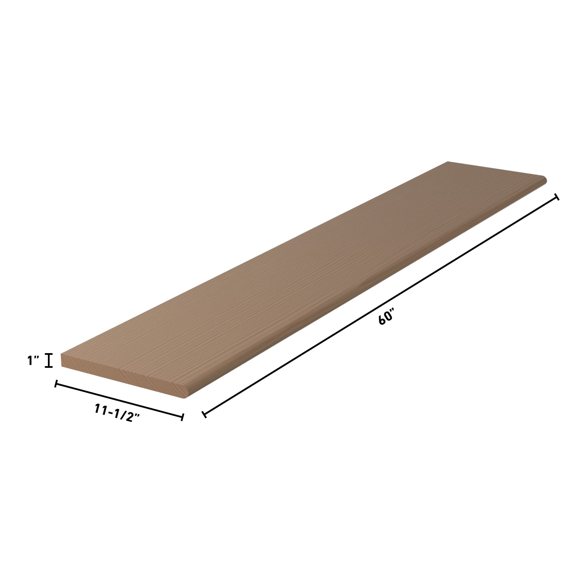 L.J. Smith Stair Systems 807011X60-P Stair-Treads - View #2