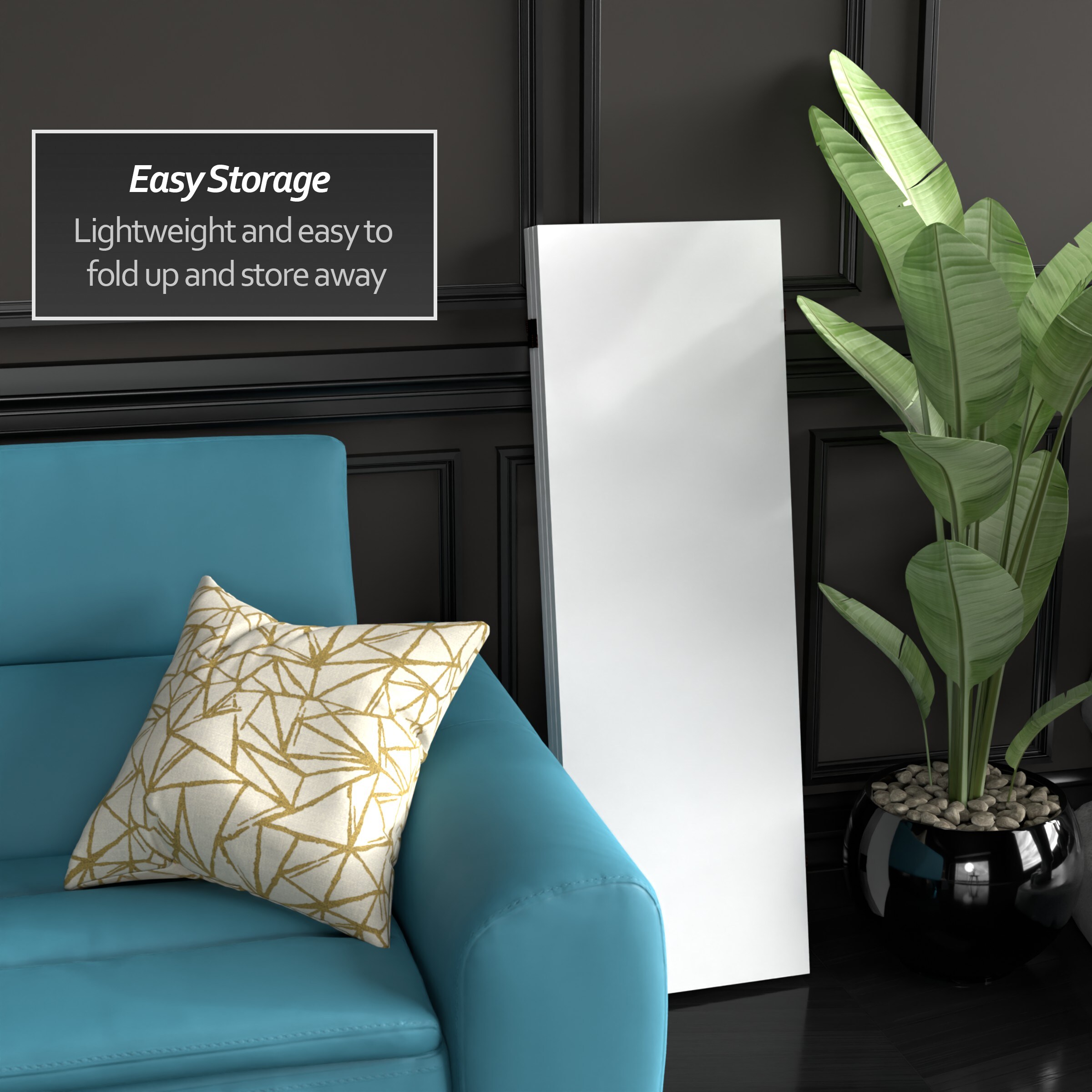 Oriental Furniture CV-4BLANK-4P Indoor-Privacy-Screens - View #3