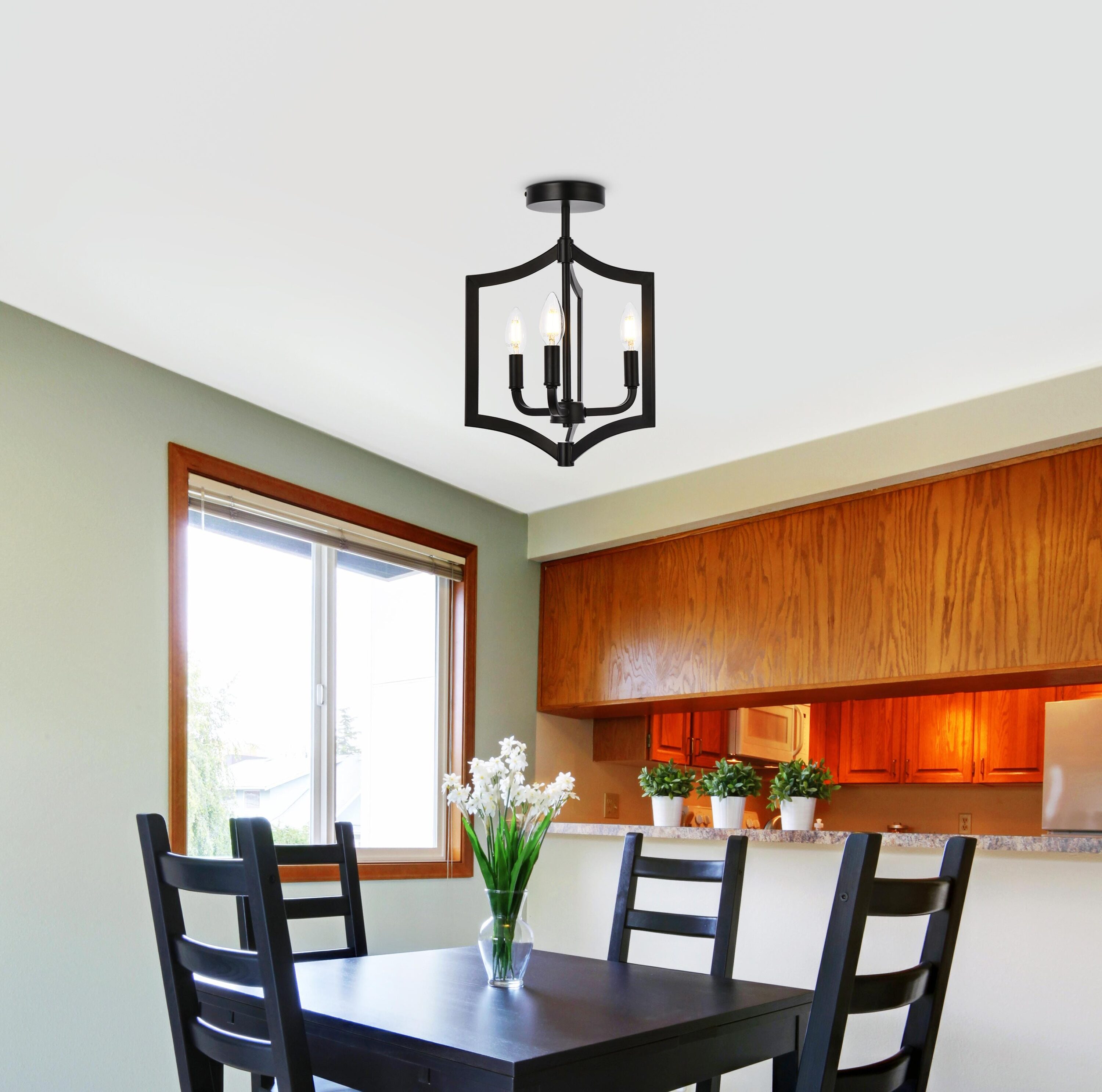 Elegant Decor HFDL21201F12BK flushmounts - View #8