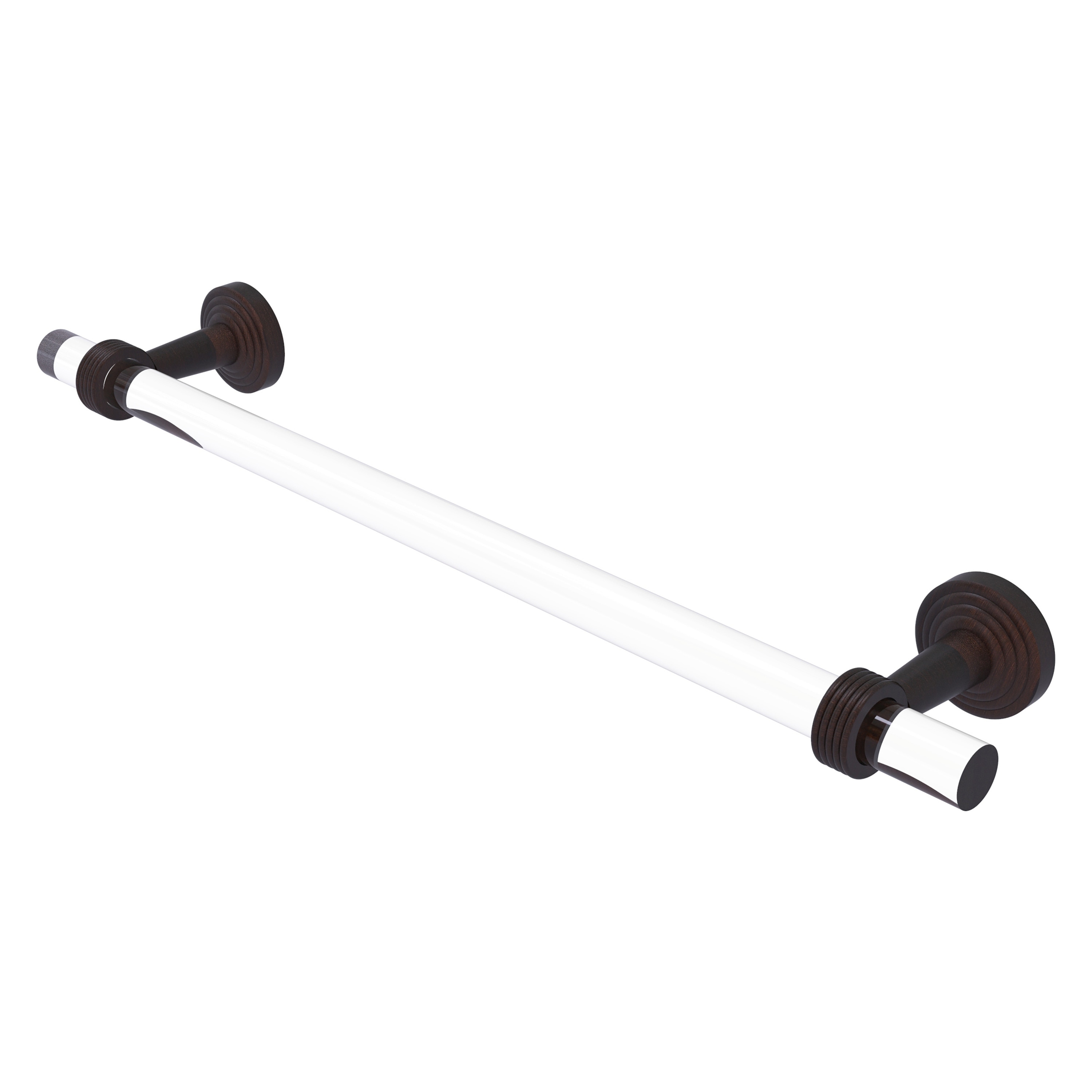 Allied Brass PB-41G-18-VB Pacific Beach 18-in Venetian Bronze Wall mount Single Towel Bar