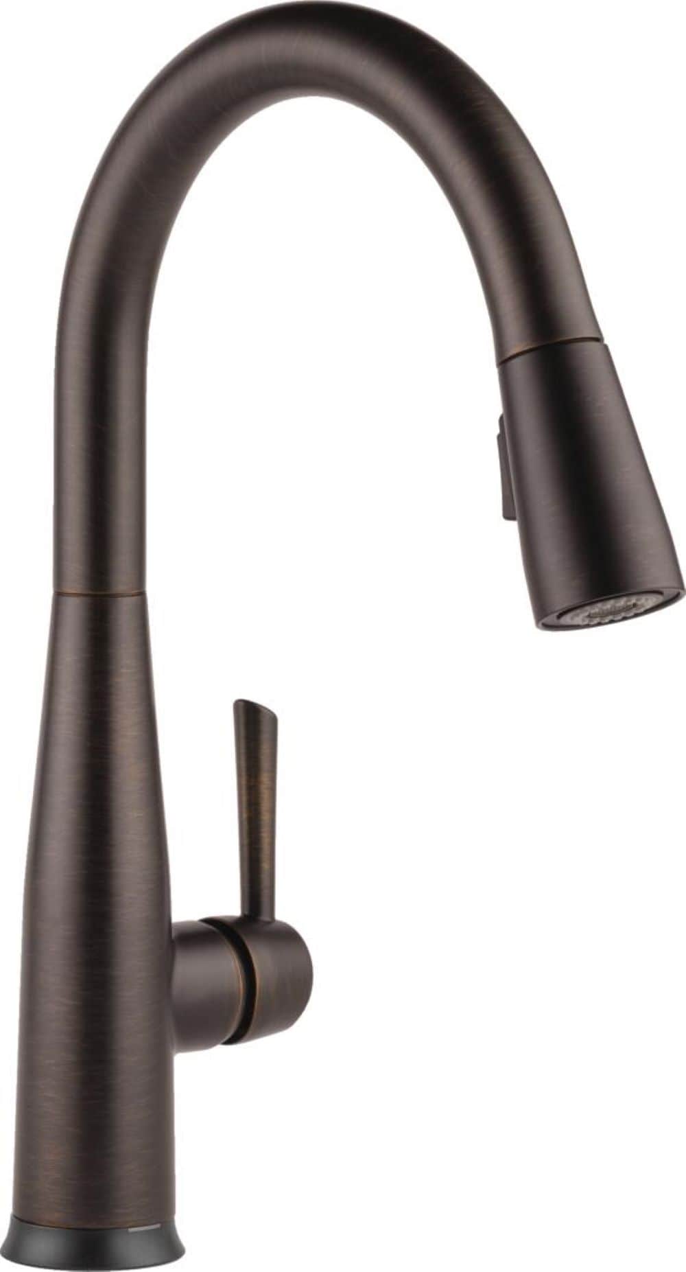 Delta 9113TLV-RB-DST Essa Venetian Bronze Single Handle Deck-mount Voice Activated Pull-down Kitchen Faucet with Sprayer ( Deck Plate Included )