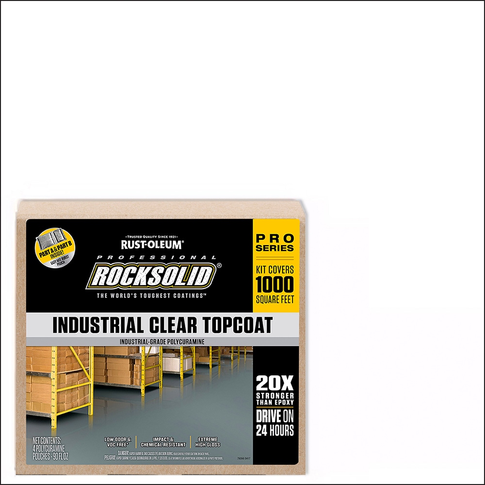 RUST-OLEUM 317382 120 oz Clear Rock-Solid Floors