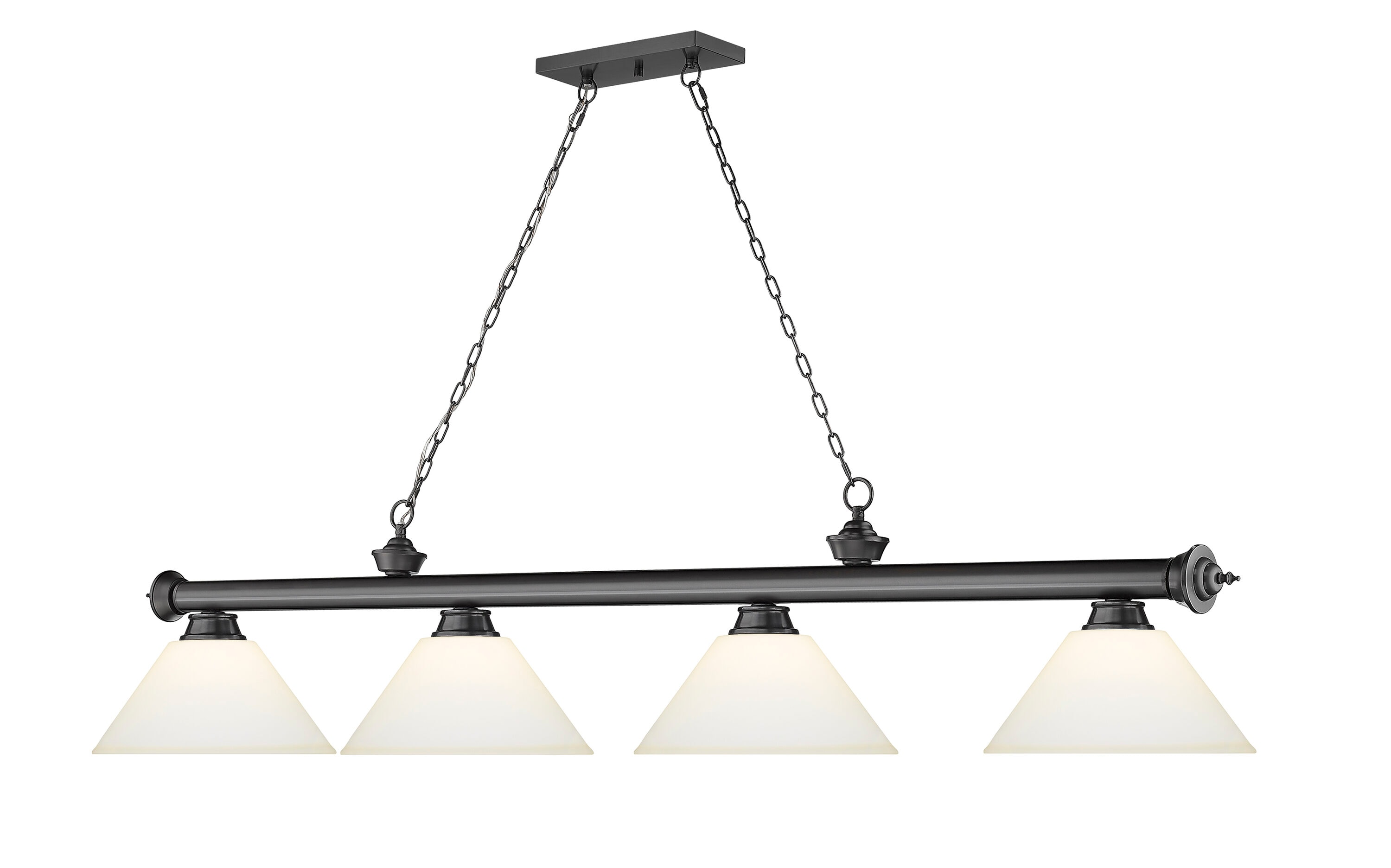Z-Lite 2306-4BP-AMO14 Pool-Table-Lighting - View #3