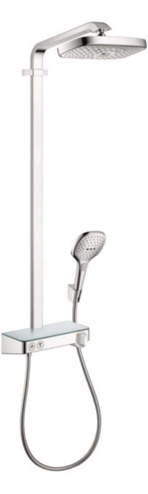 Hansgrohe Raindance Chrome Polygon Rain Dual Shower Head 2 Gpm 7 6 Lpm